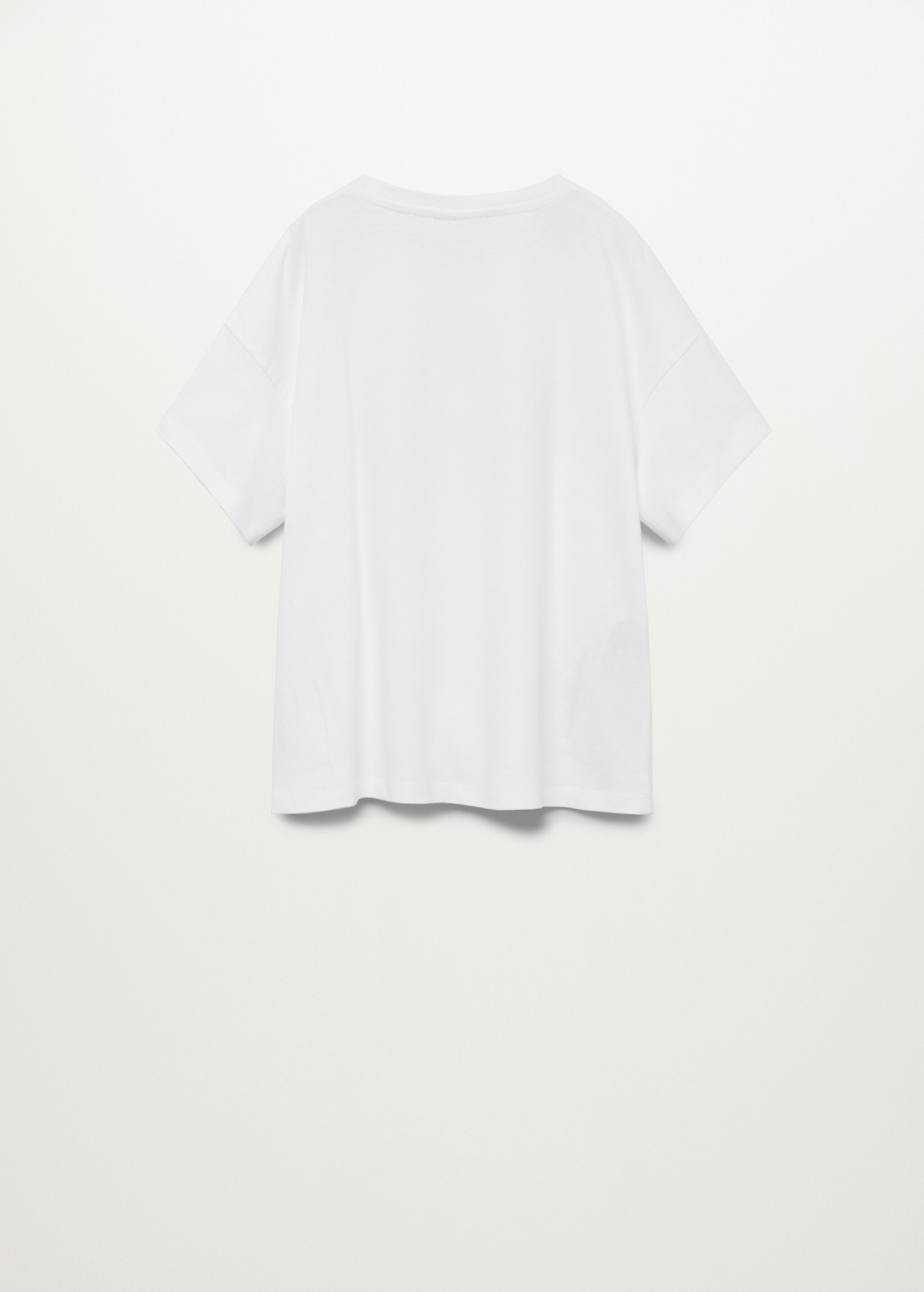 Camiseta algodón mensajes - Reverso del artículo