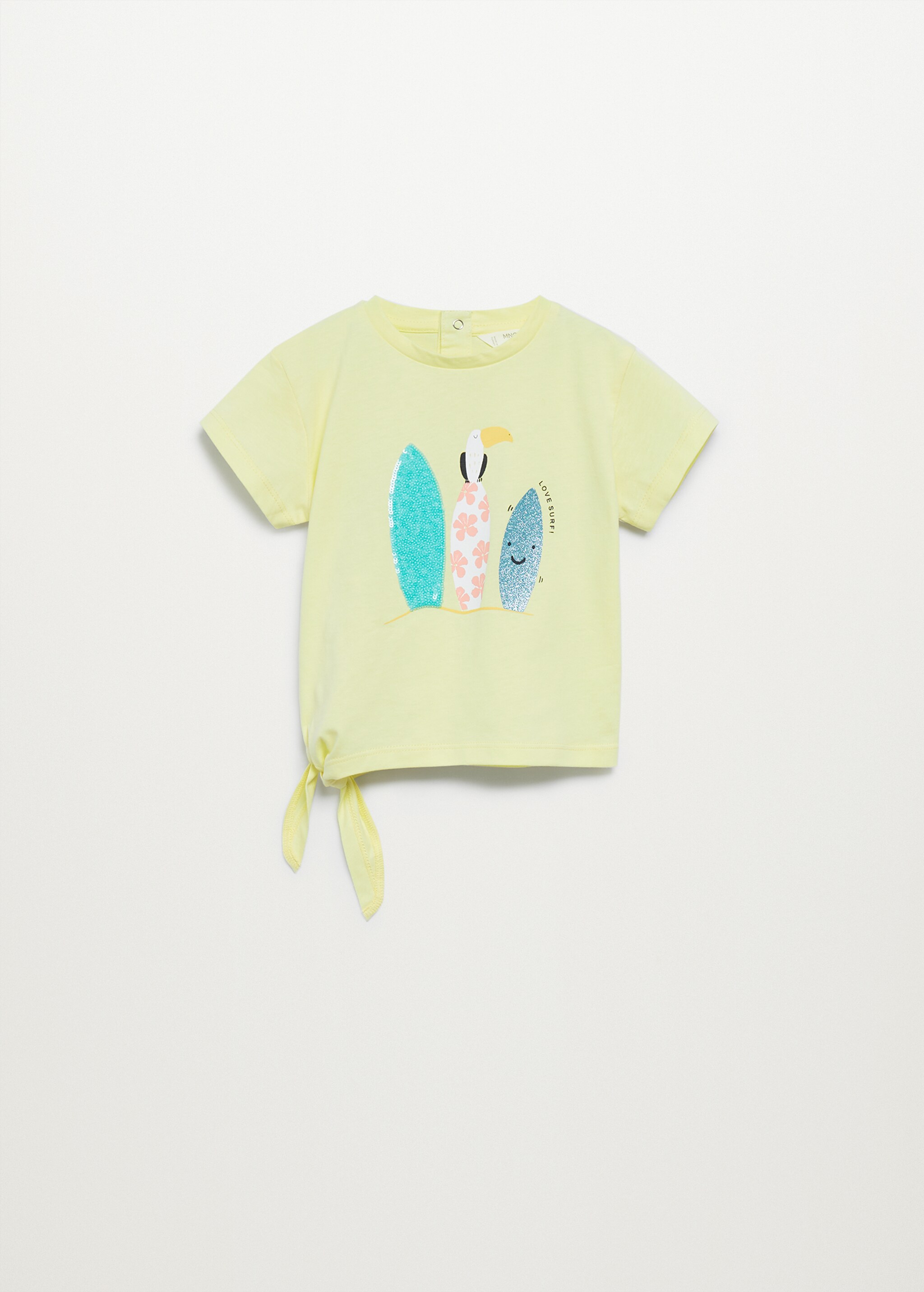 Knot printed T-shirt - Article without model