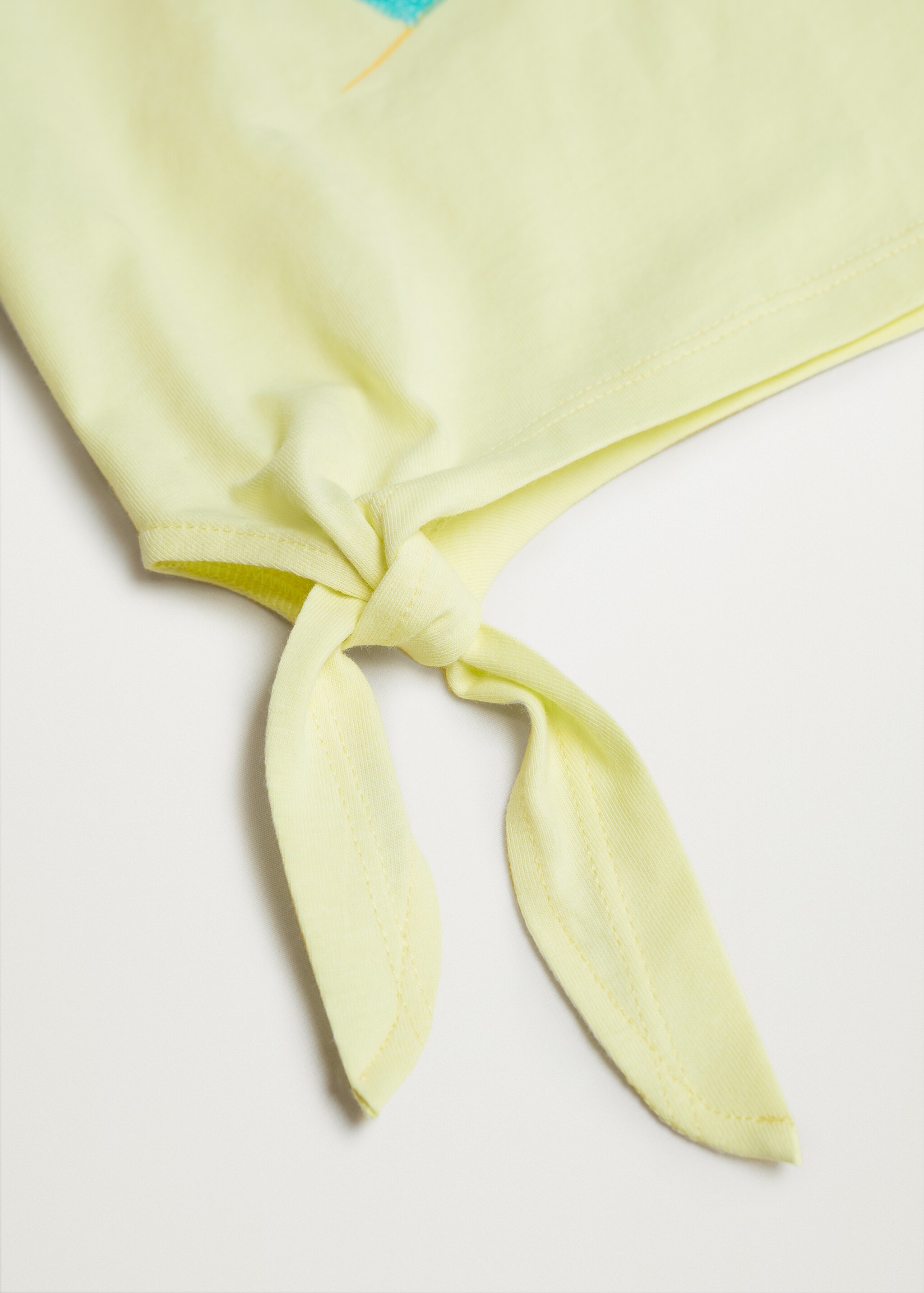Knot printed T-shirt - Details of the article 9
