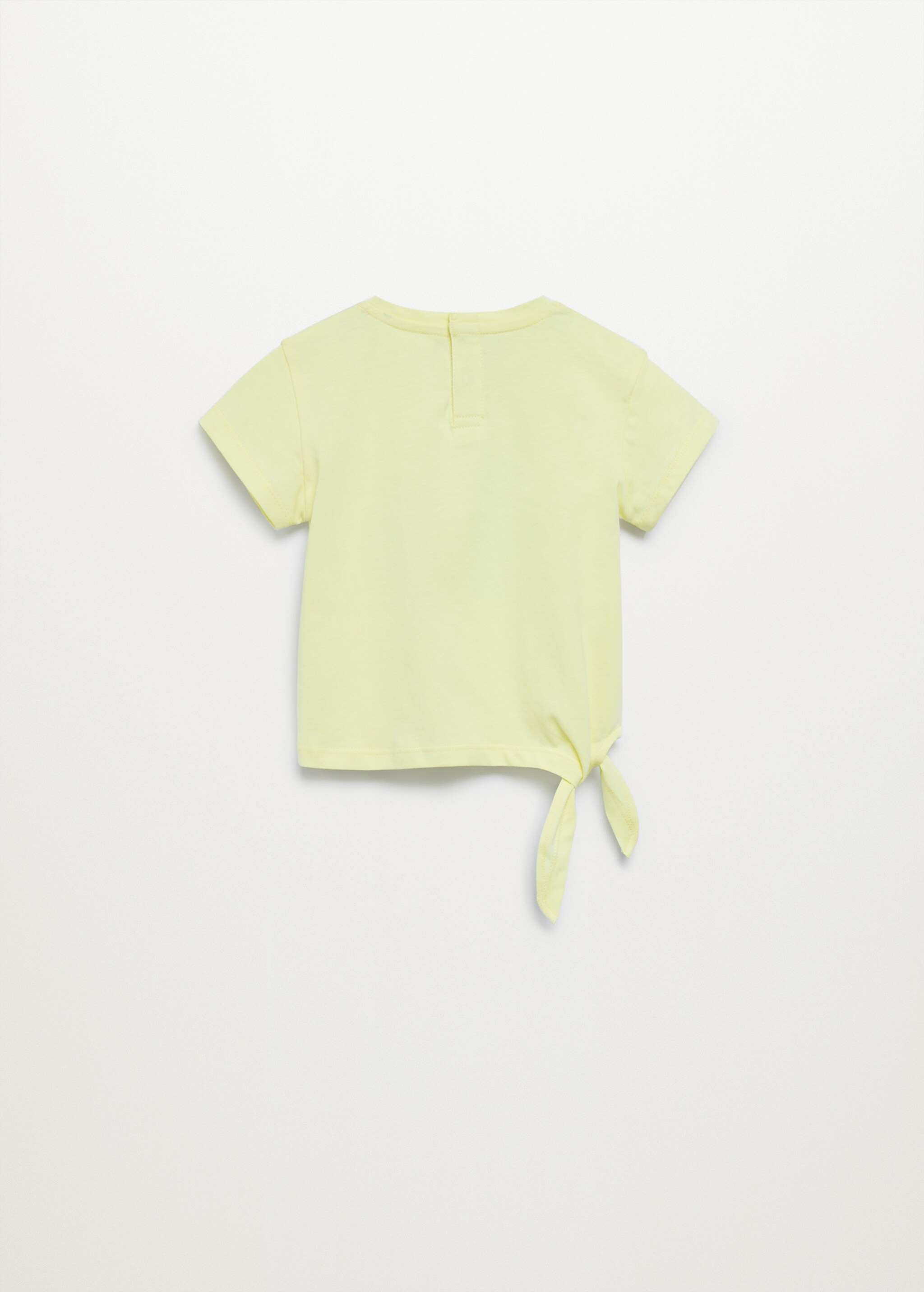 Knot printed T-shirt - Reverse of the article