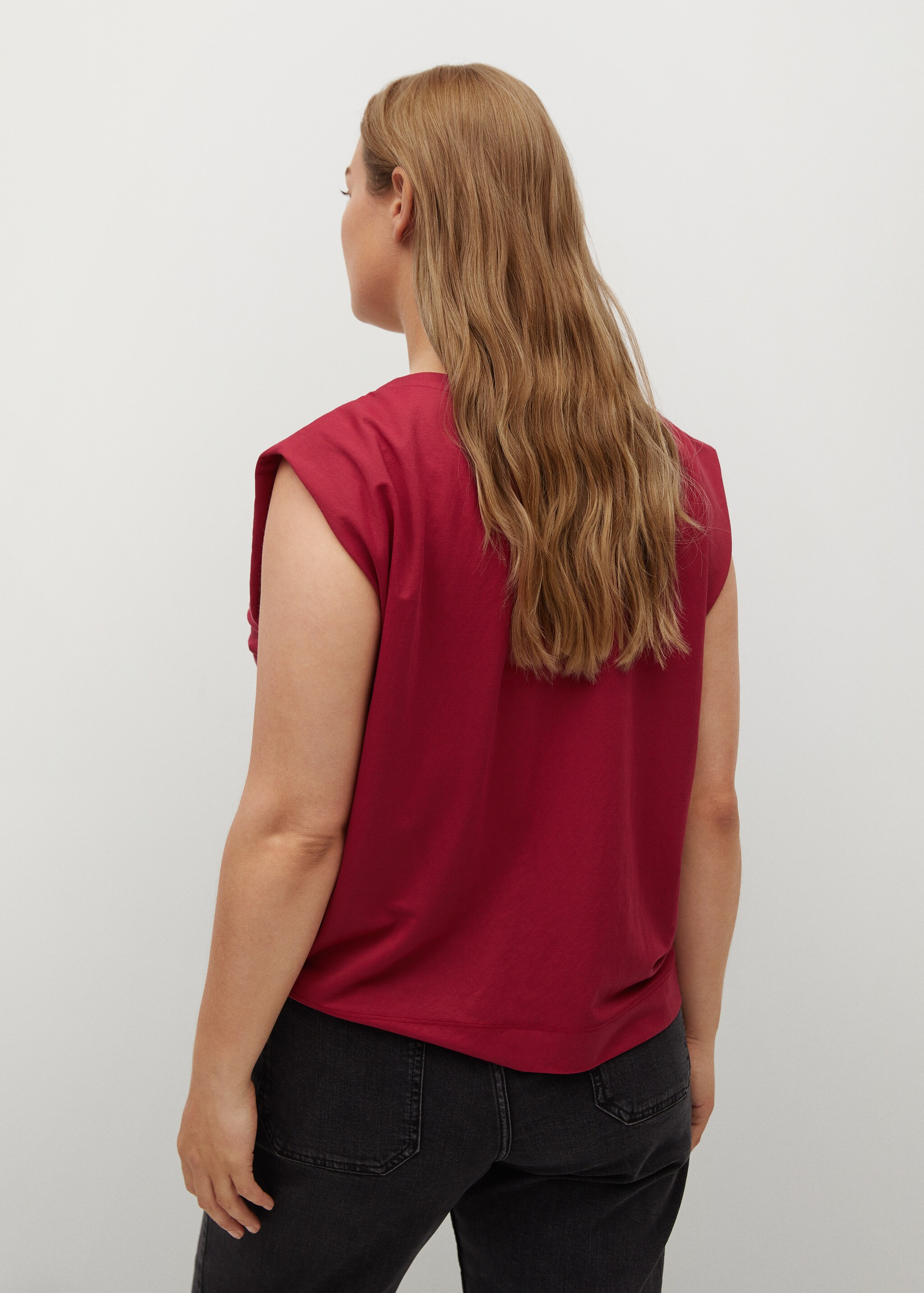 Camiseta cuello pico - Reverso del artículo
