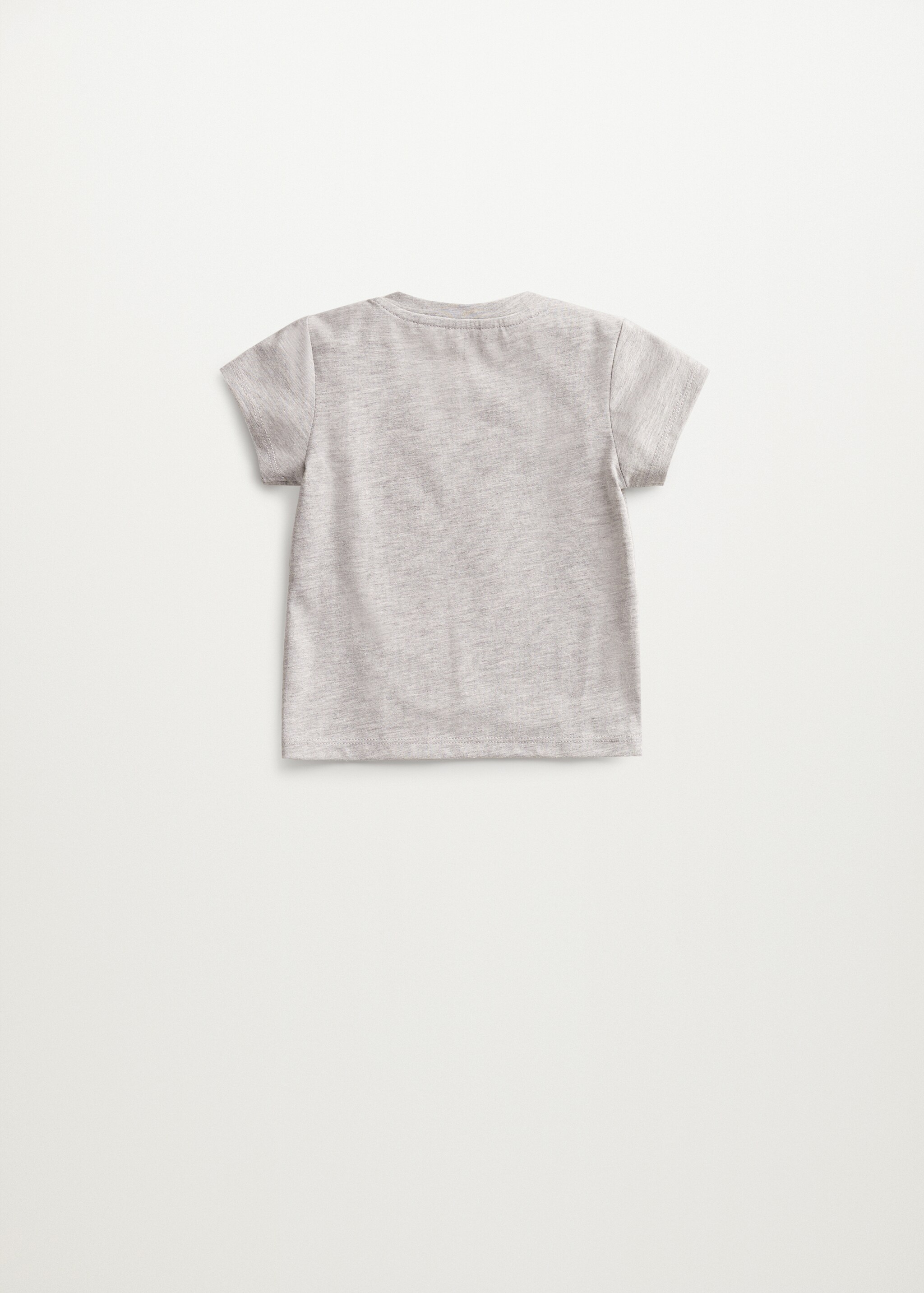 Camiseta estampada detalles relieve - Reverso del artículo