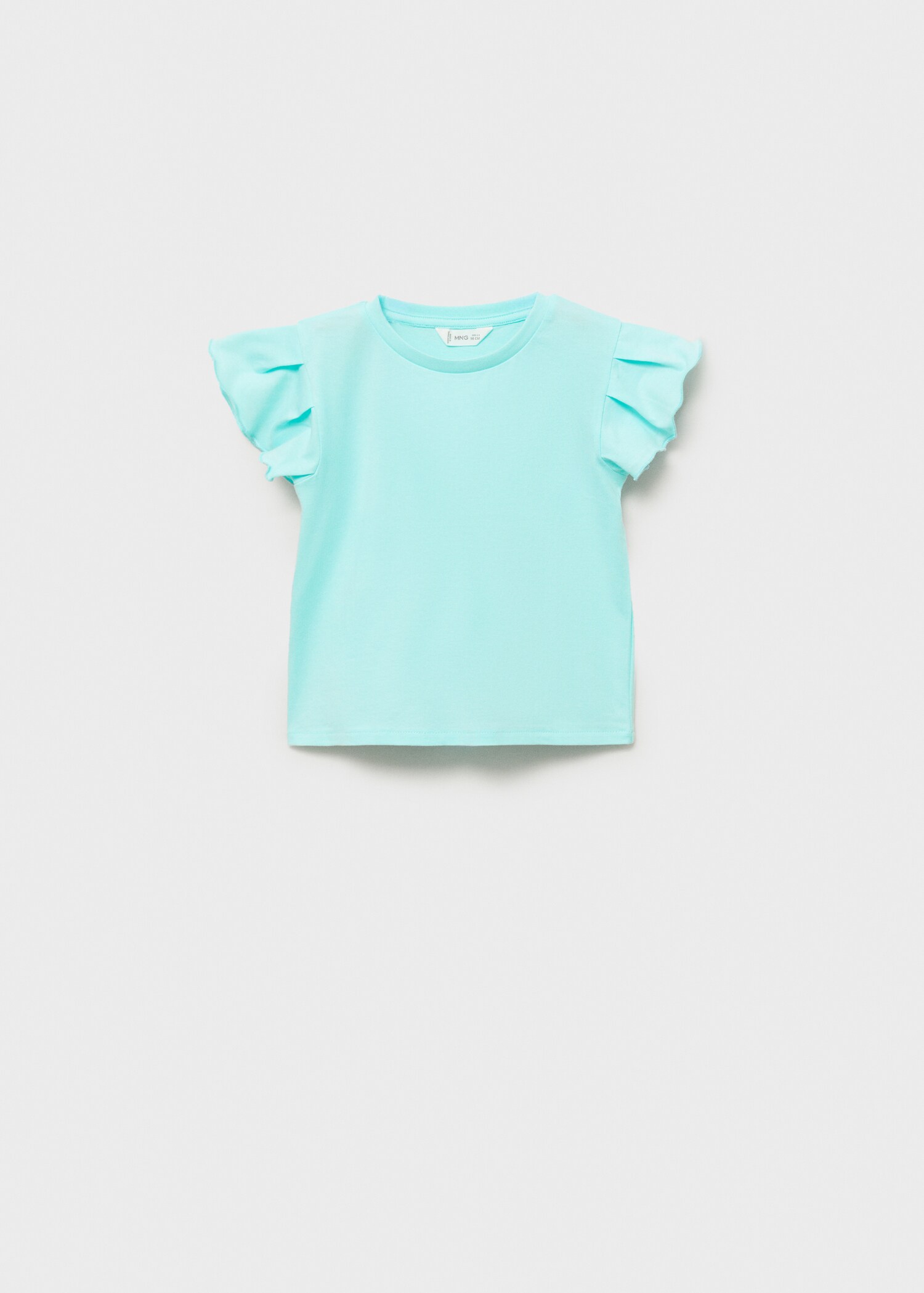 Ruffled sleeve T-shirt - Article without model