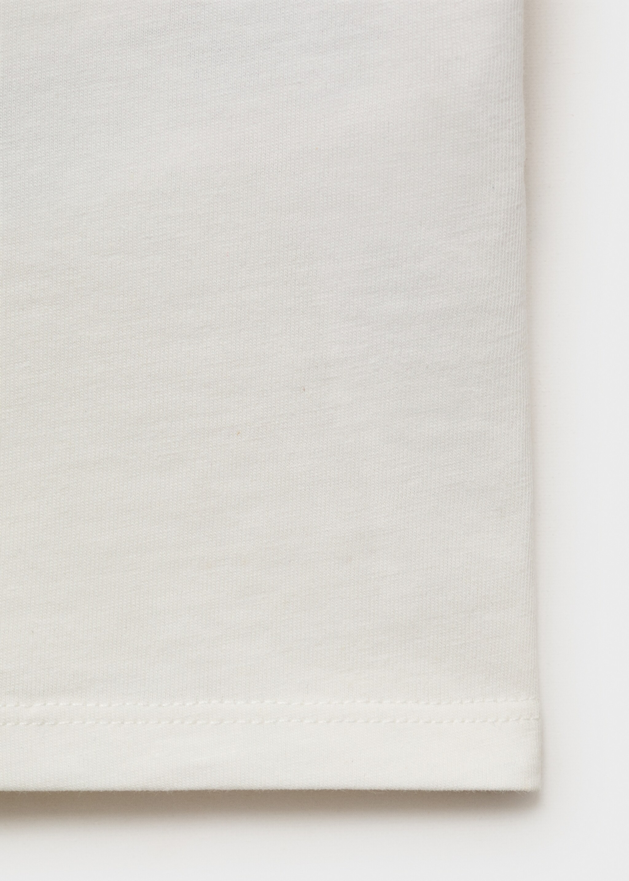 Samarreta estampat relleu - Detall de l'article 0, Blanc trencat. Ref: 87007711-00.