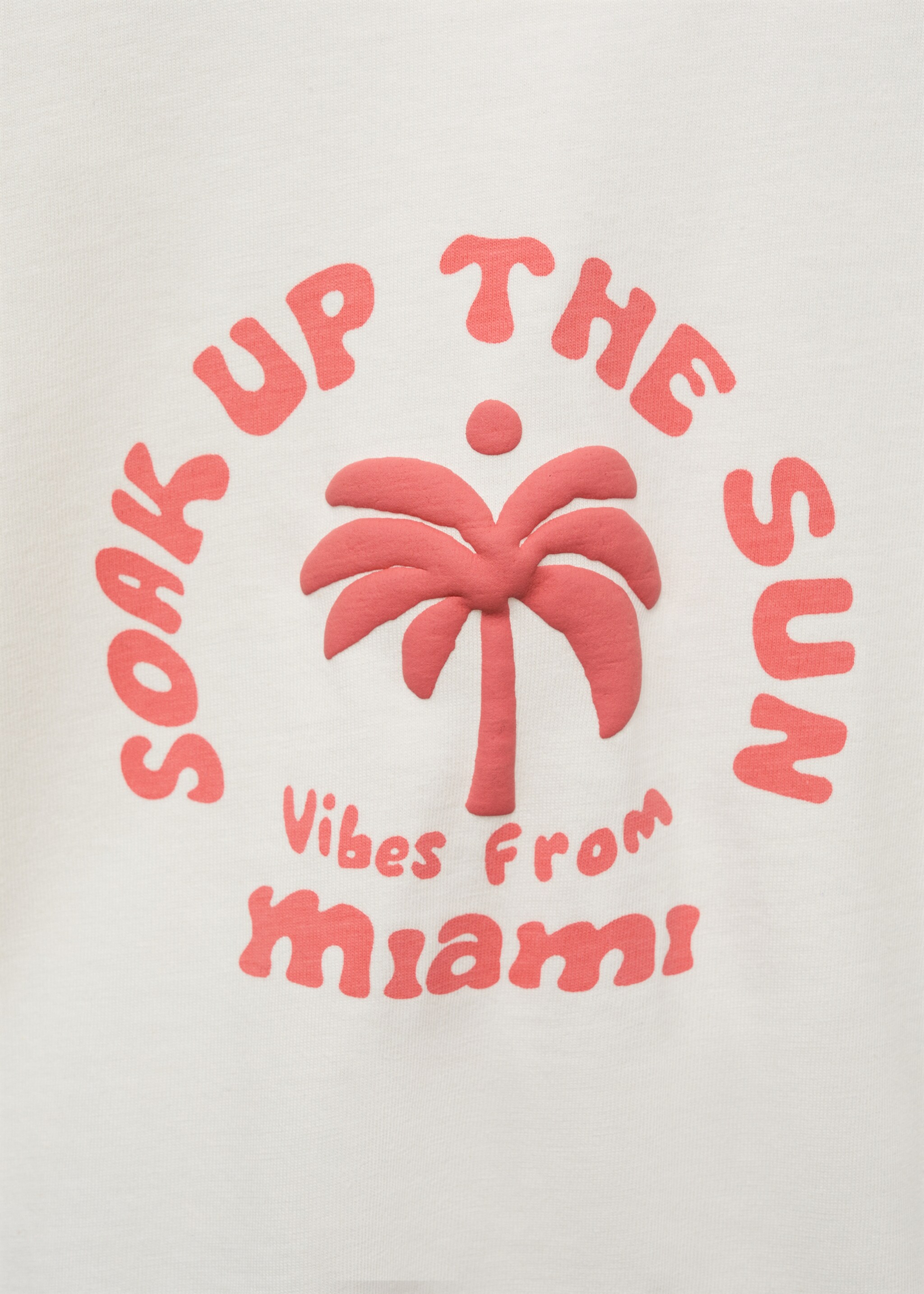 Samarreta estampat relleu - Detall de l'article 8, Blanc trencat. Ref: 87007711-00.