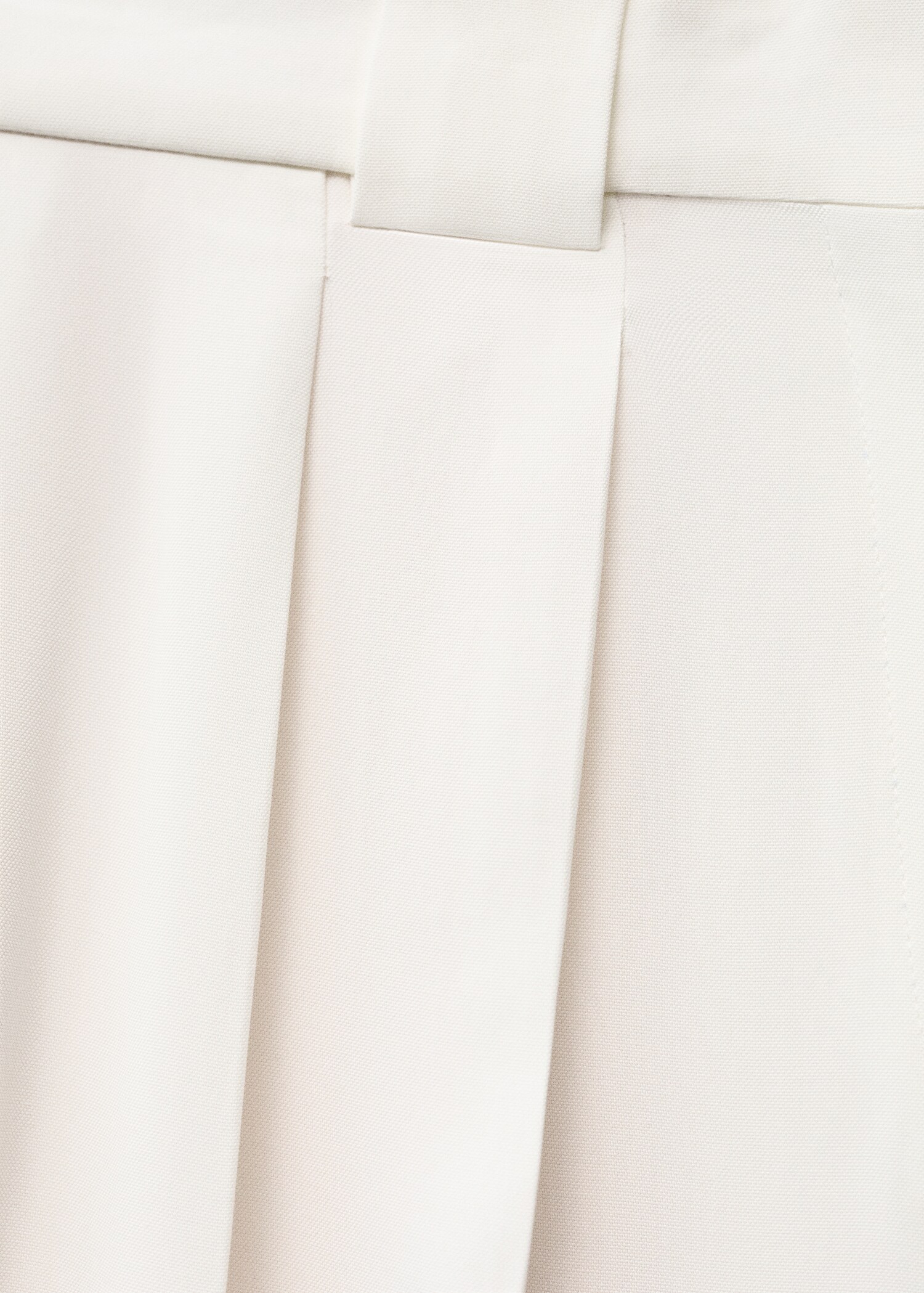 Lyocell suit trousers with pleats - Details of the article 0