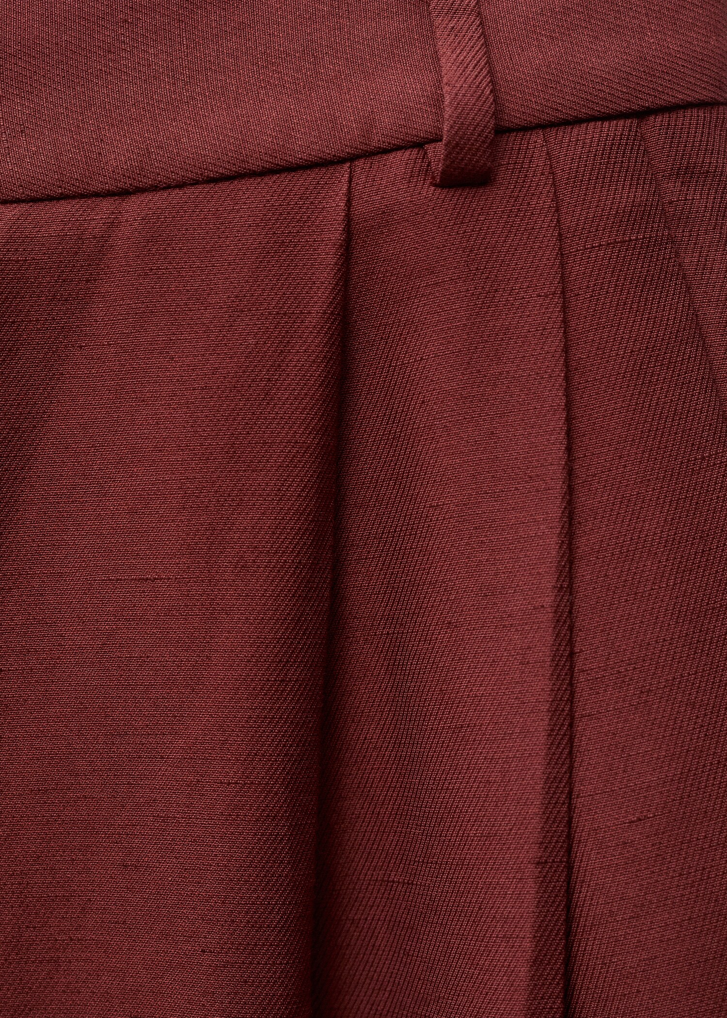 Wideleg-Anzughose aus Leinengemisch - Detail des Artikels 0