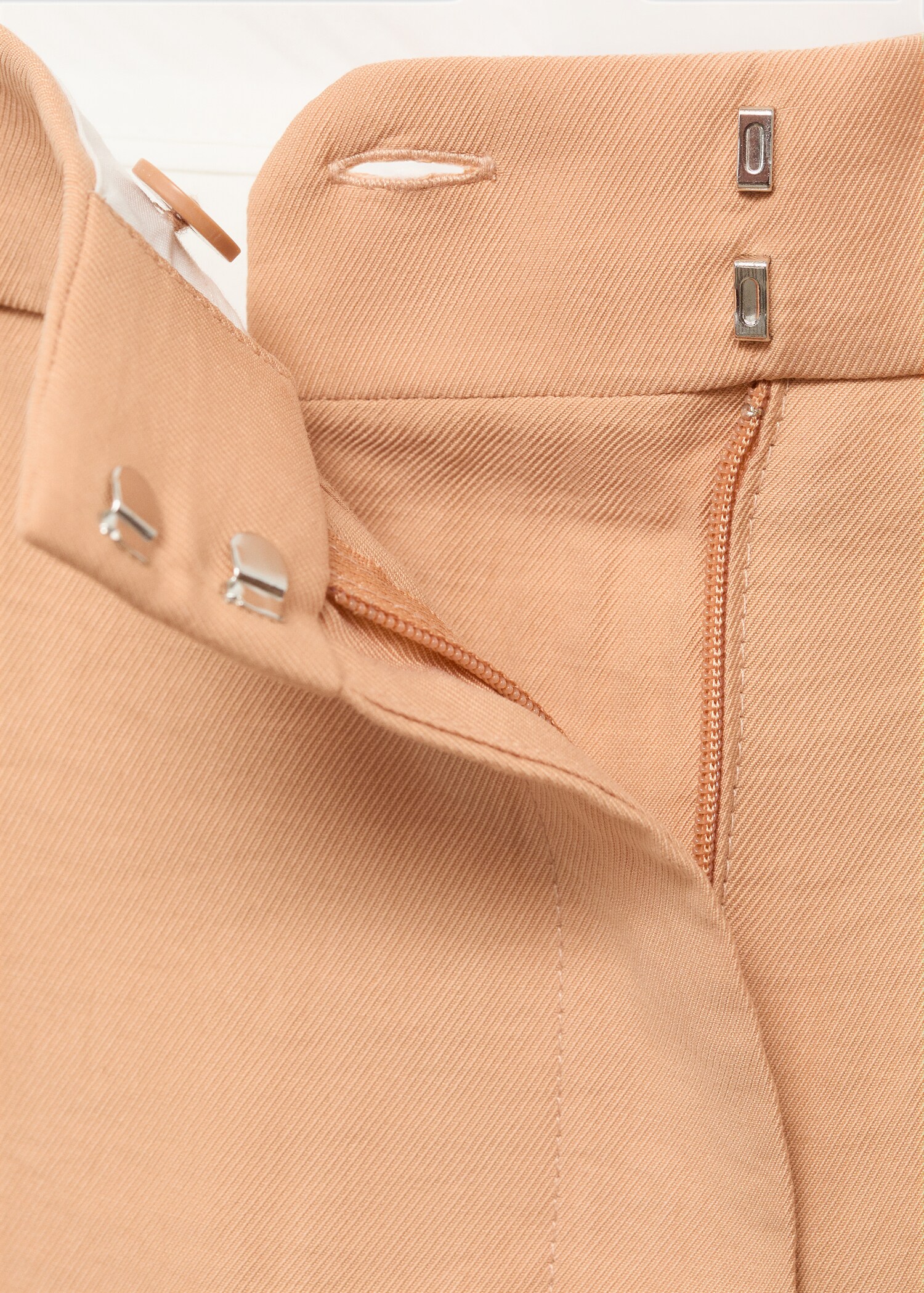 Straight-fit lyocell pants with pleats - Details of the article 8