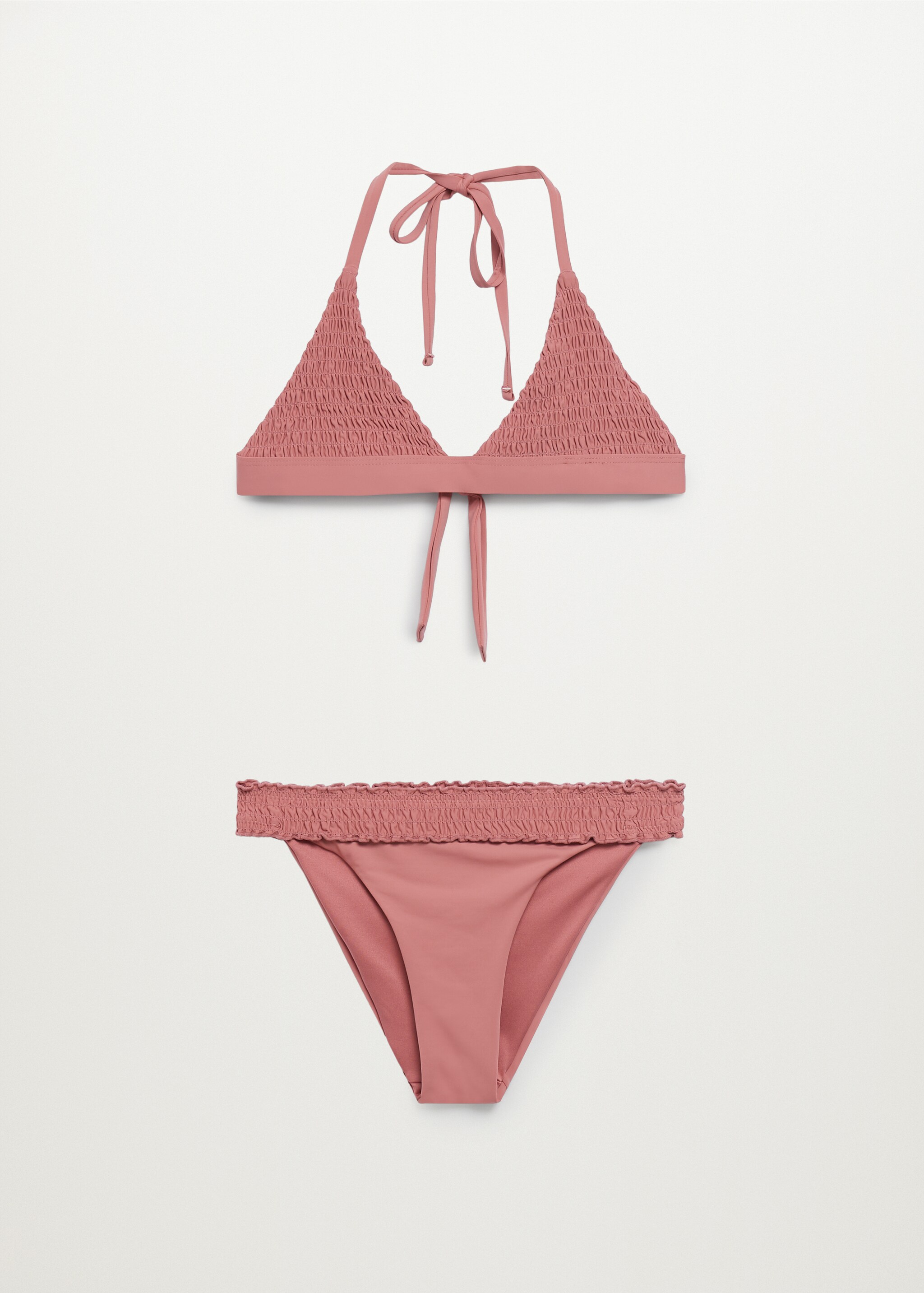 Ruched-texture bikini - Article without model