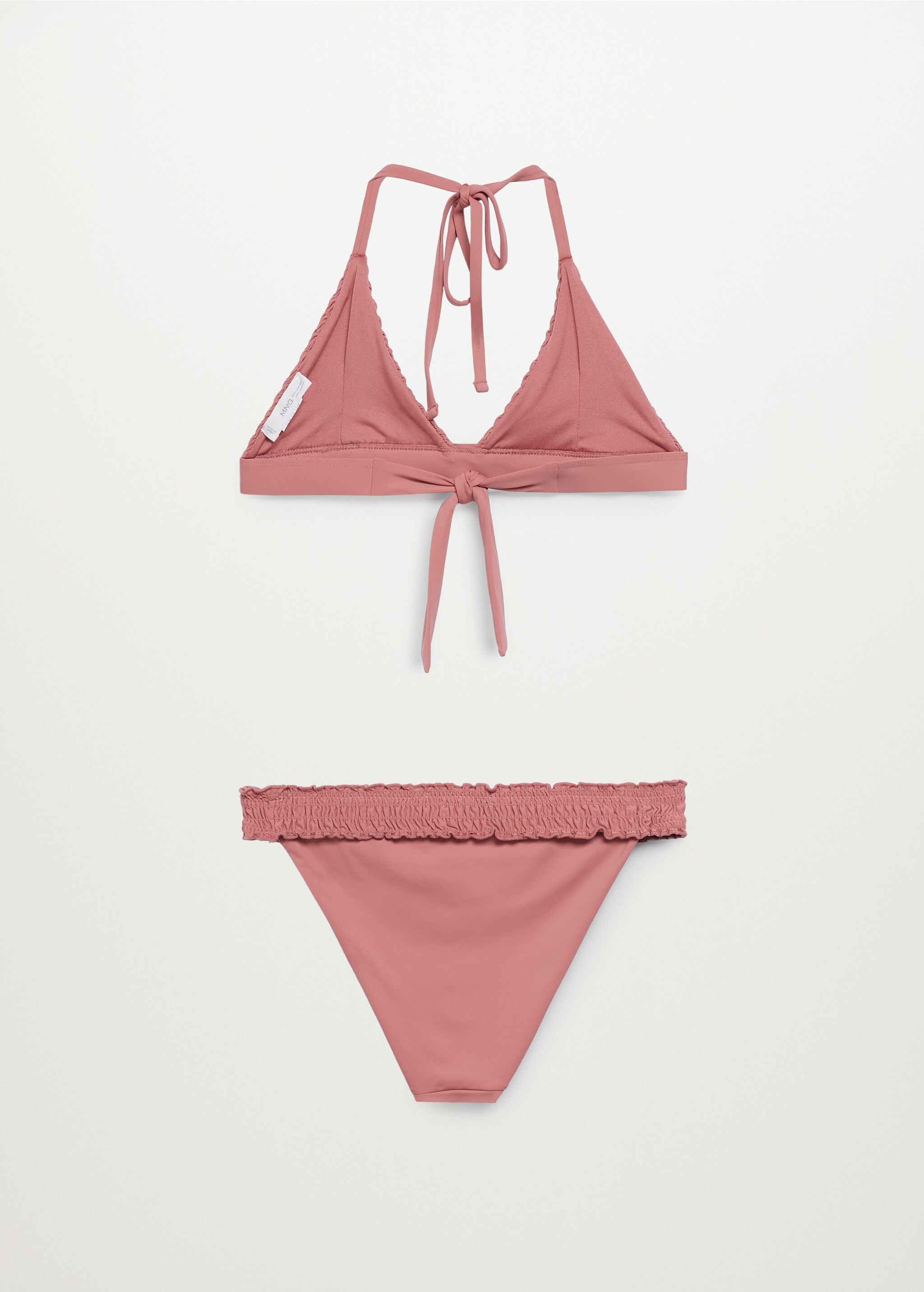 Ruched-texture bikini - Reverse of the article