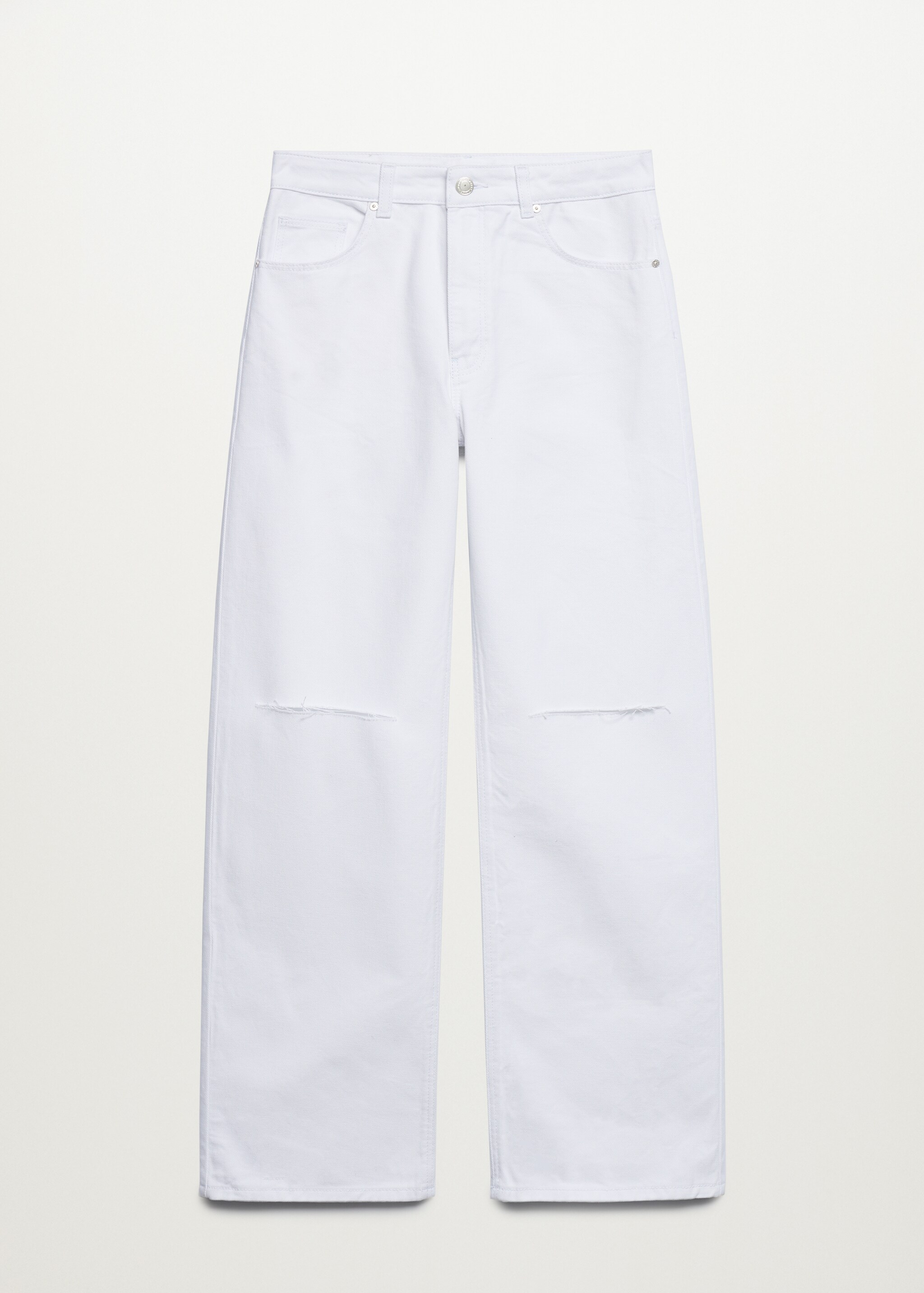 Jeans wideleg strappi decorativi - Articolo senza modello