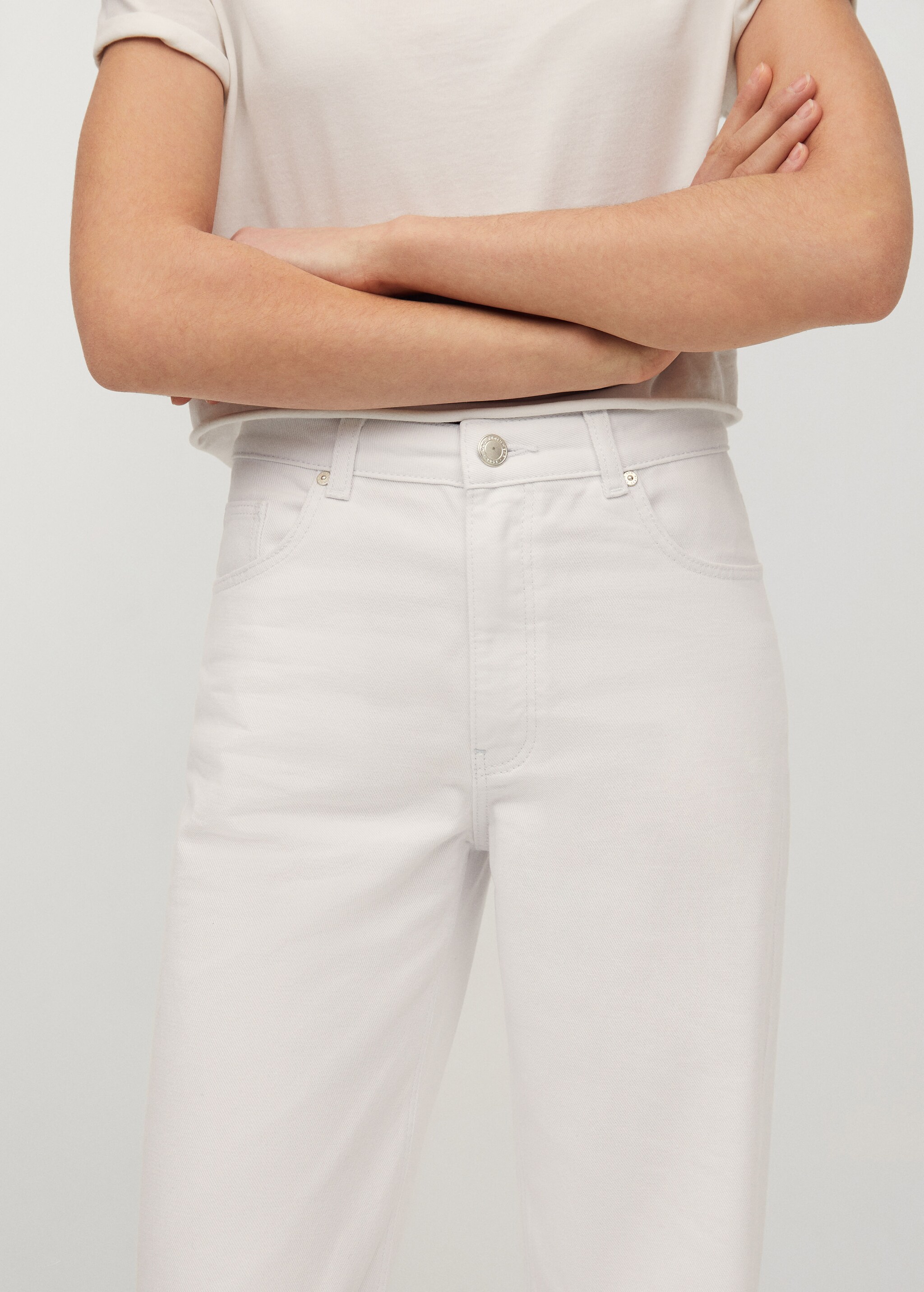 Jeans wideleg strappi decorativi - Dettaglio dell'articolo 2