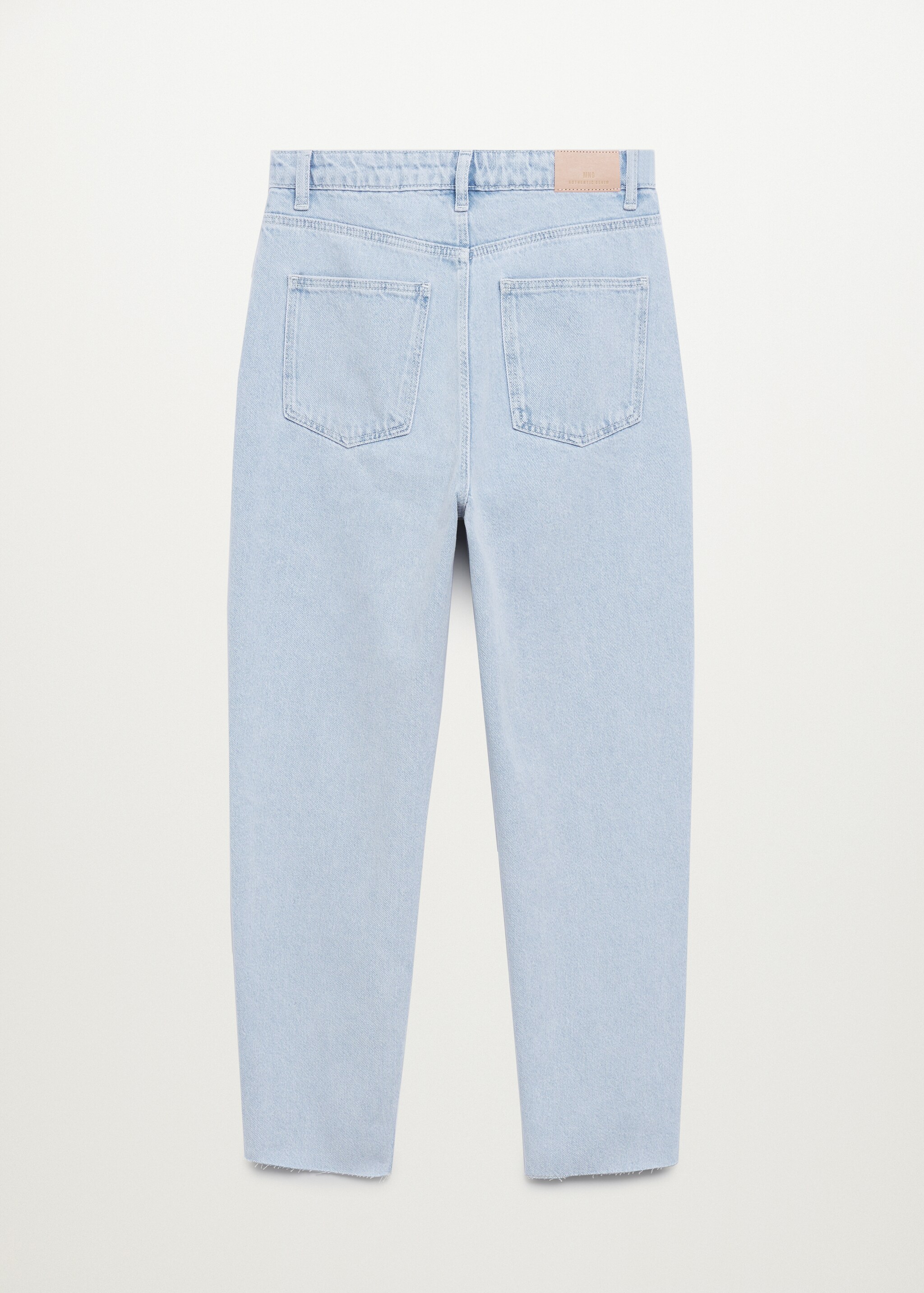 Jeans mom-fit algodón - Reverso del artículo