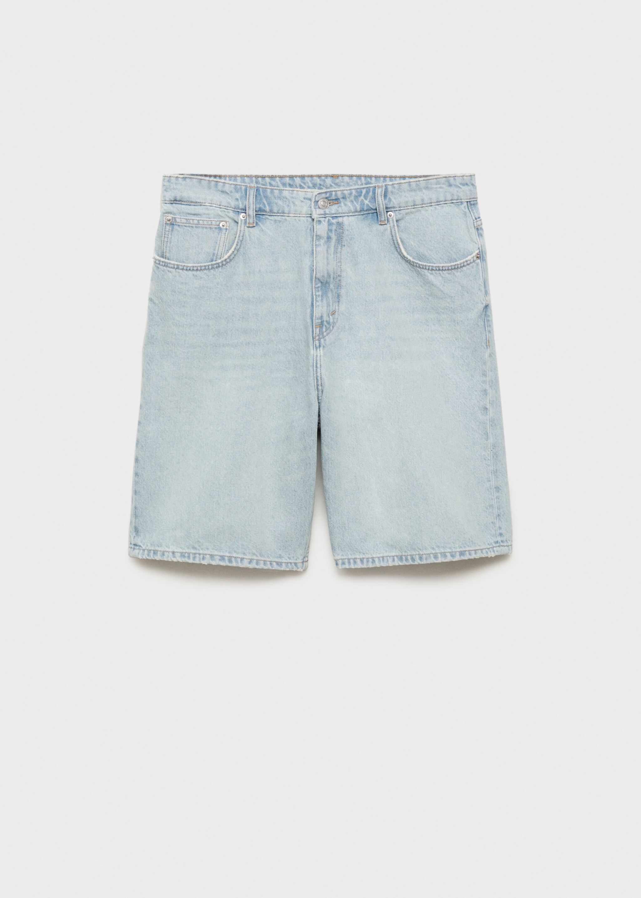 Bermudas vaqueras relaxed fit - Artículo sin modelo, Azul claro. Ref: 87007894-00.