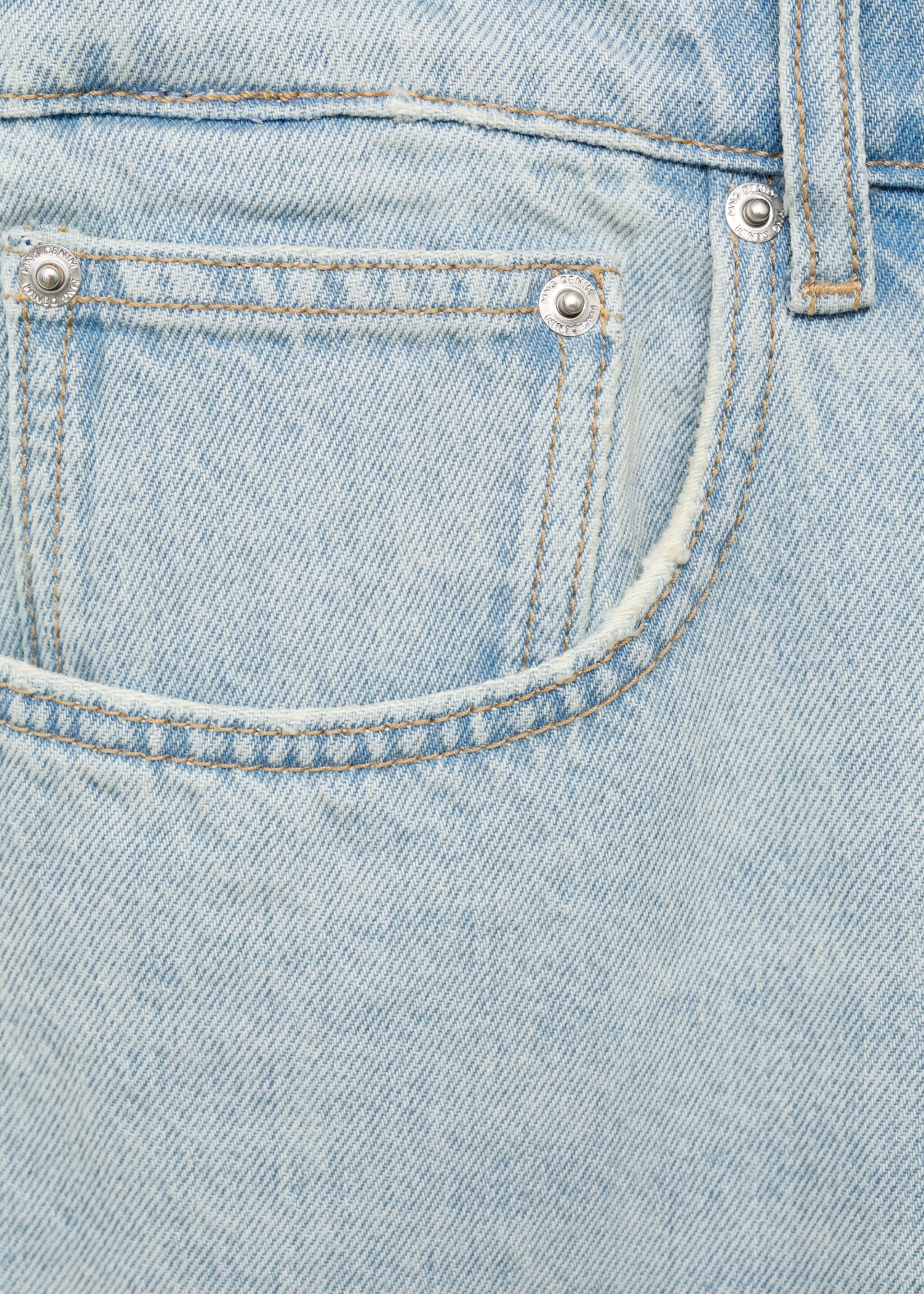 Bermudas vaqueras relaxed fit - Detalle del artículo 0, Azul claro. Ref: 87007894-00.