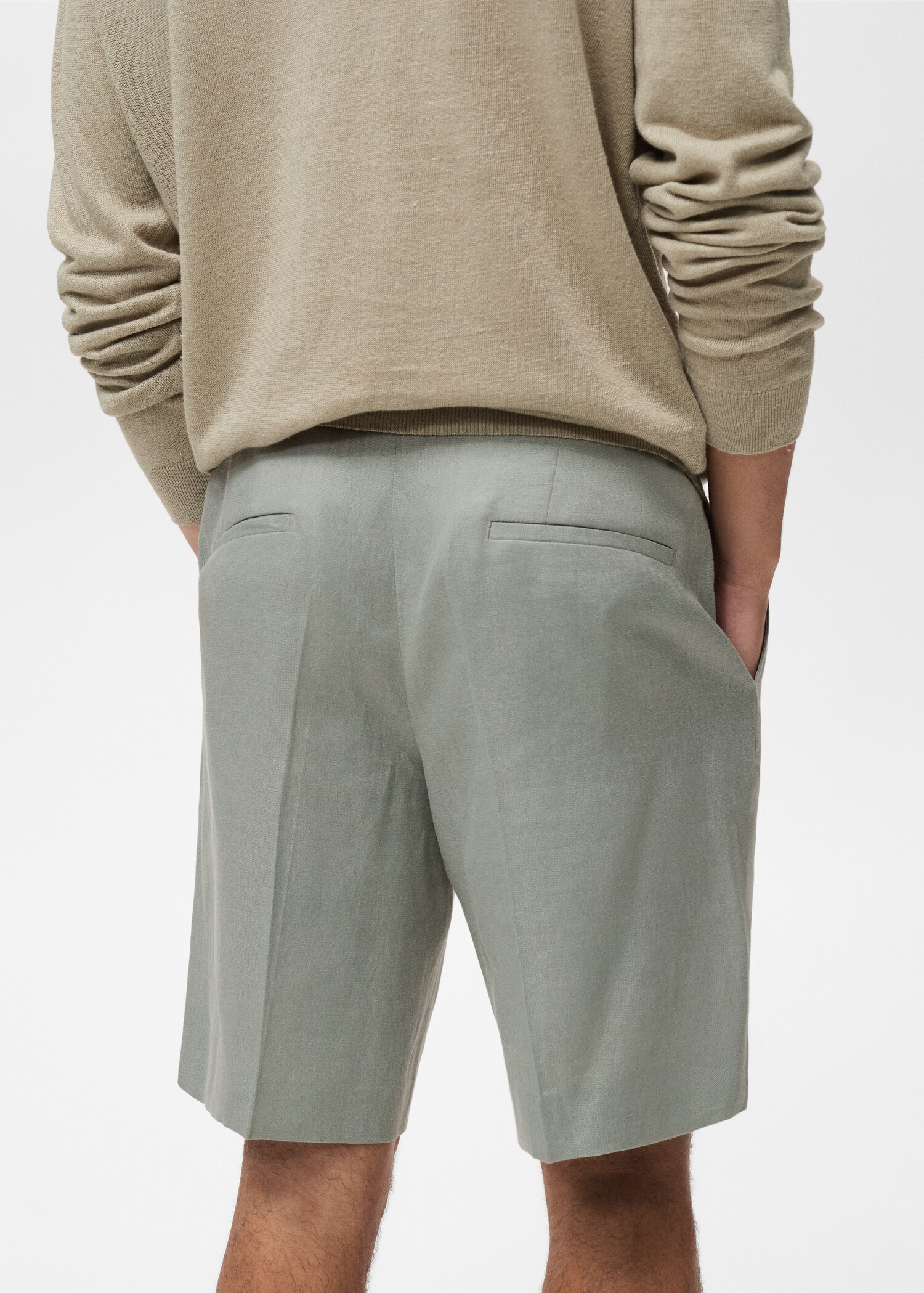 Bermudas 100% lino pinzas - Detalle del artículo 6