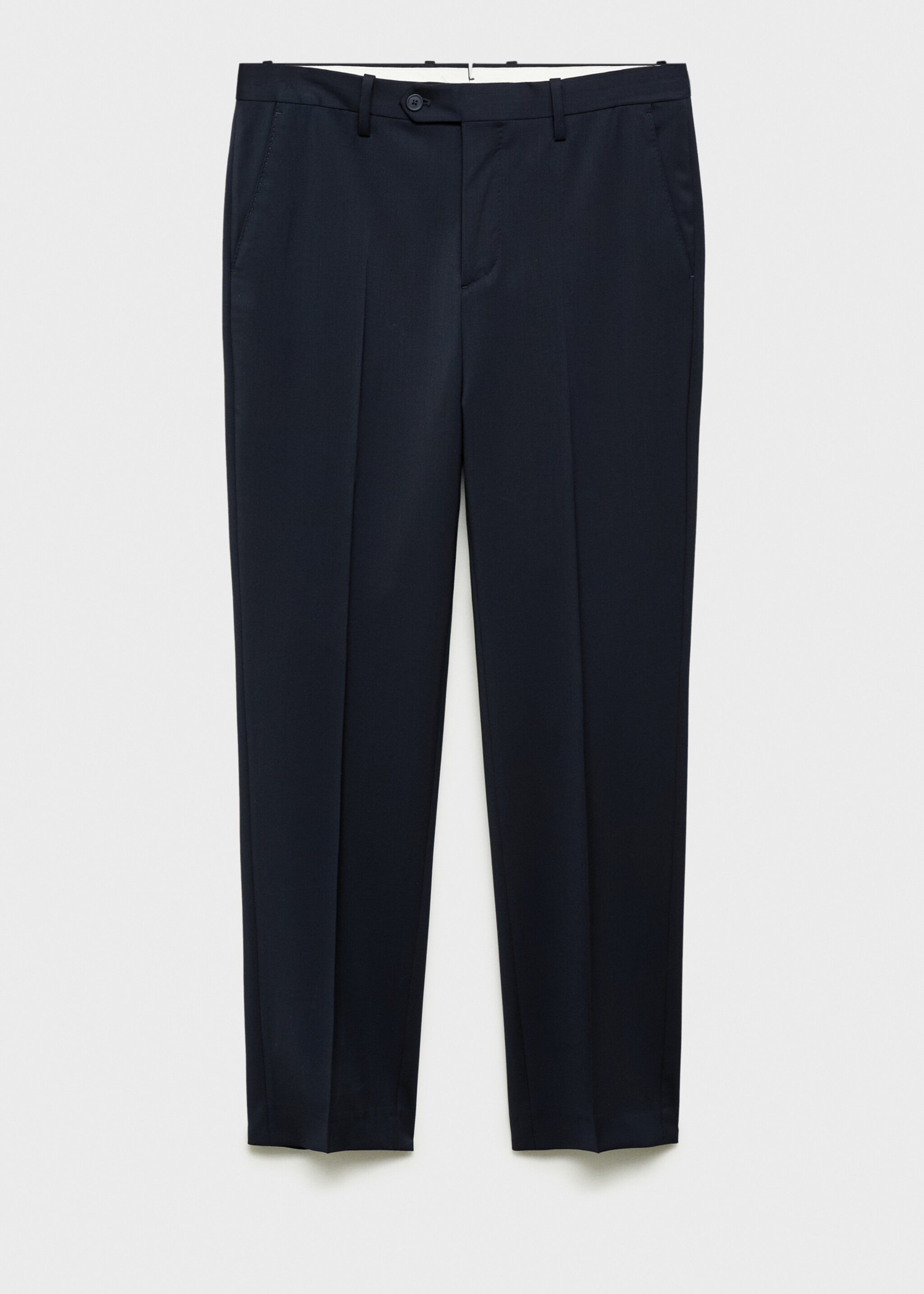 Cool wool suit trousers - Article without model, Blue. Ref: 87007901-00.