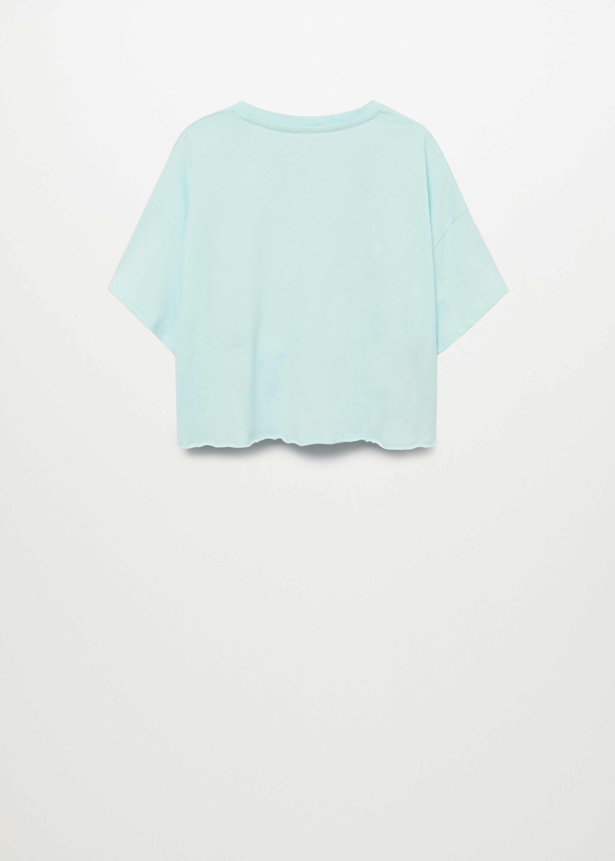 Camiseta algodón mensaje - Reverso del artículo
