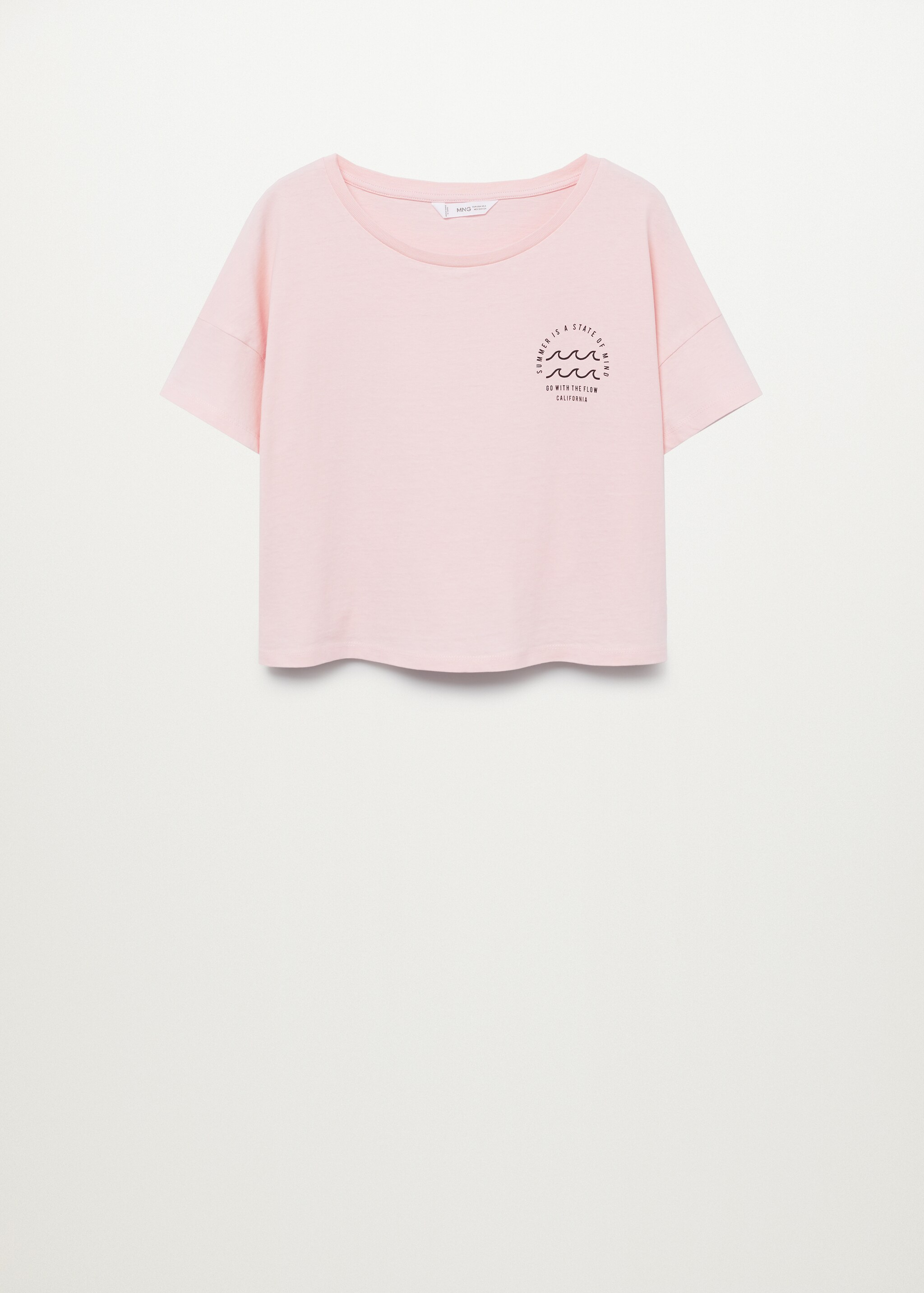 Printed cotton-blend t-shirt - Article without model