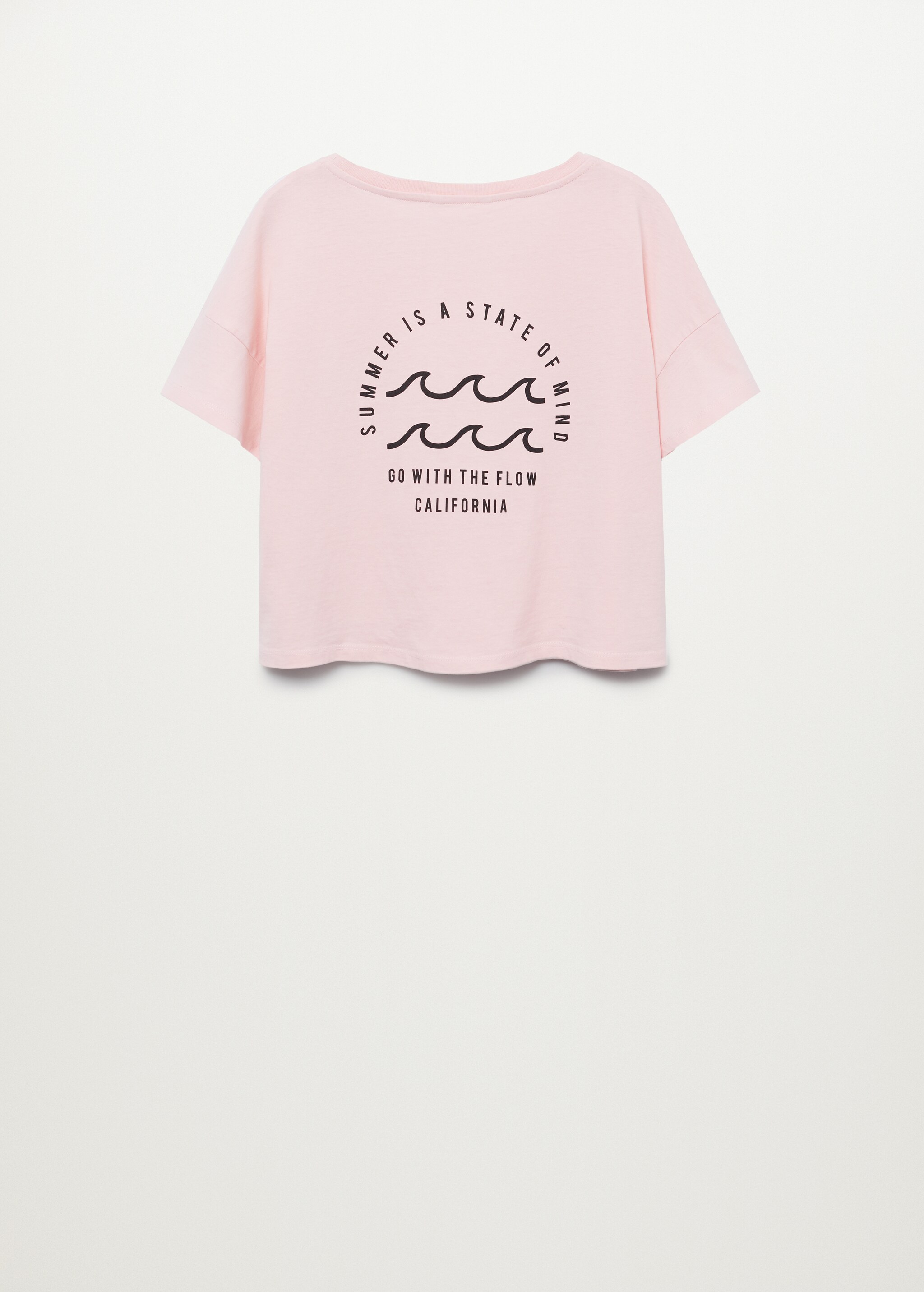 Printed cotton-blend t-shirt - Reverse of the article