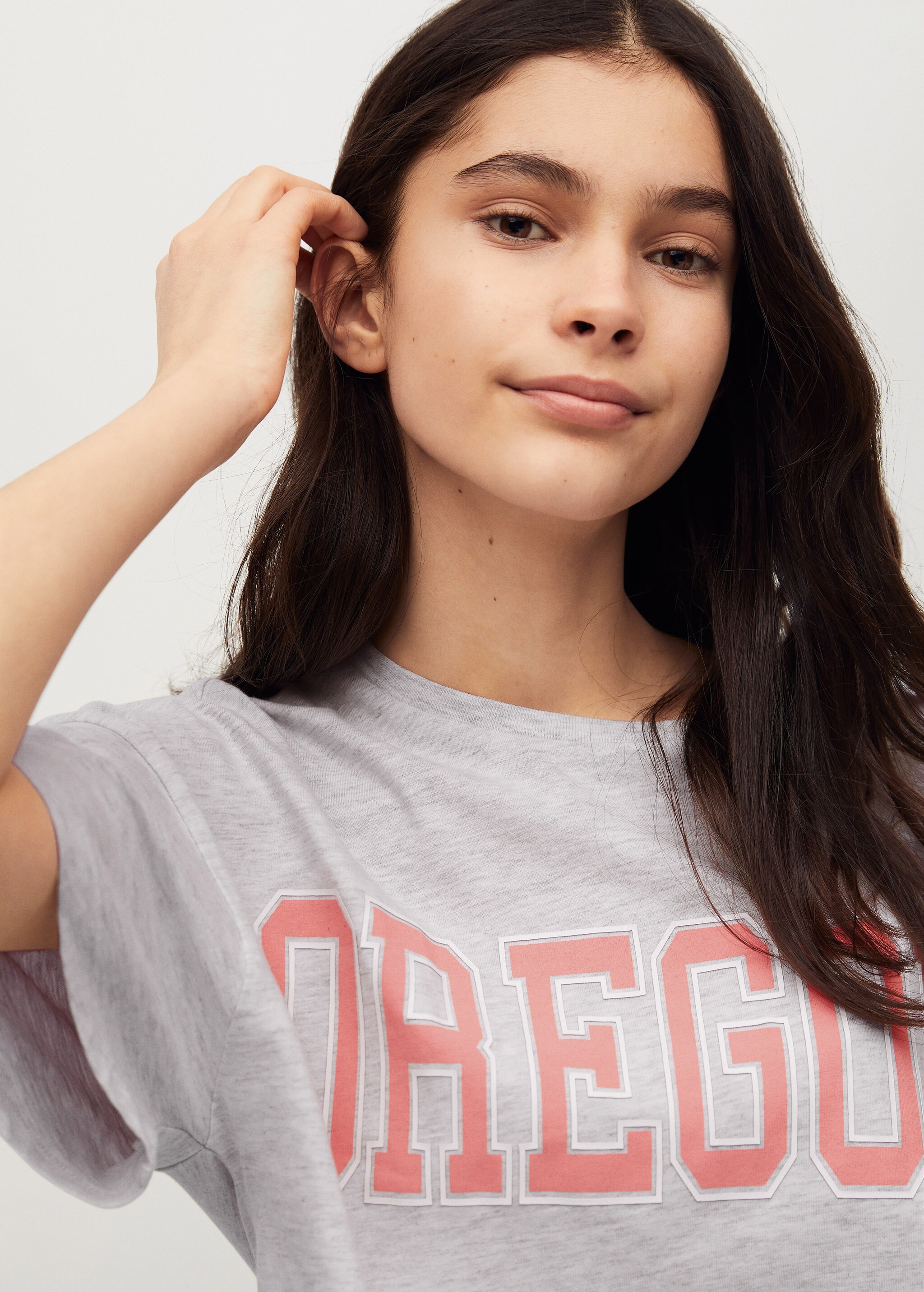 Oversized message t-shirt - Medium plane