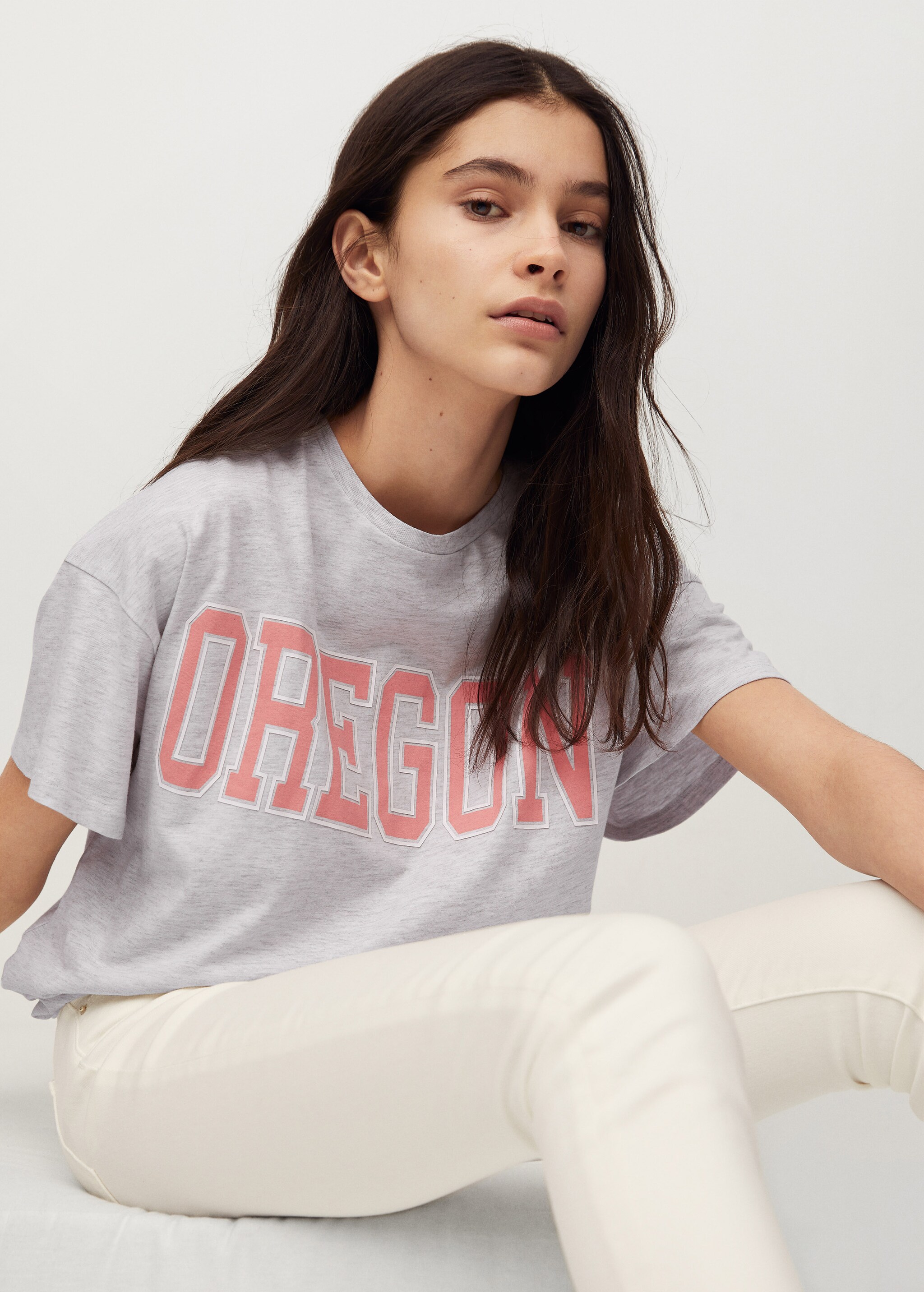 Oversized message t-shirt - Details of the article 1