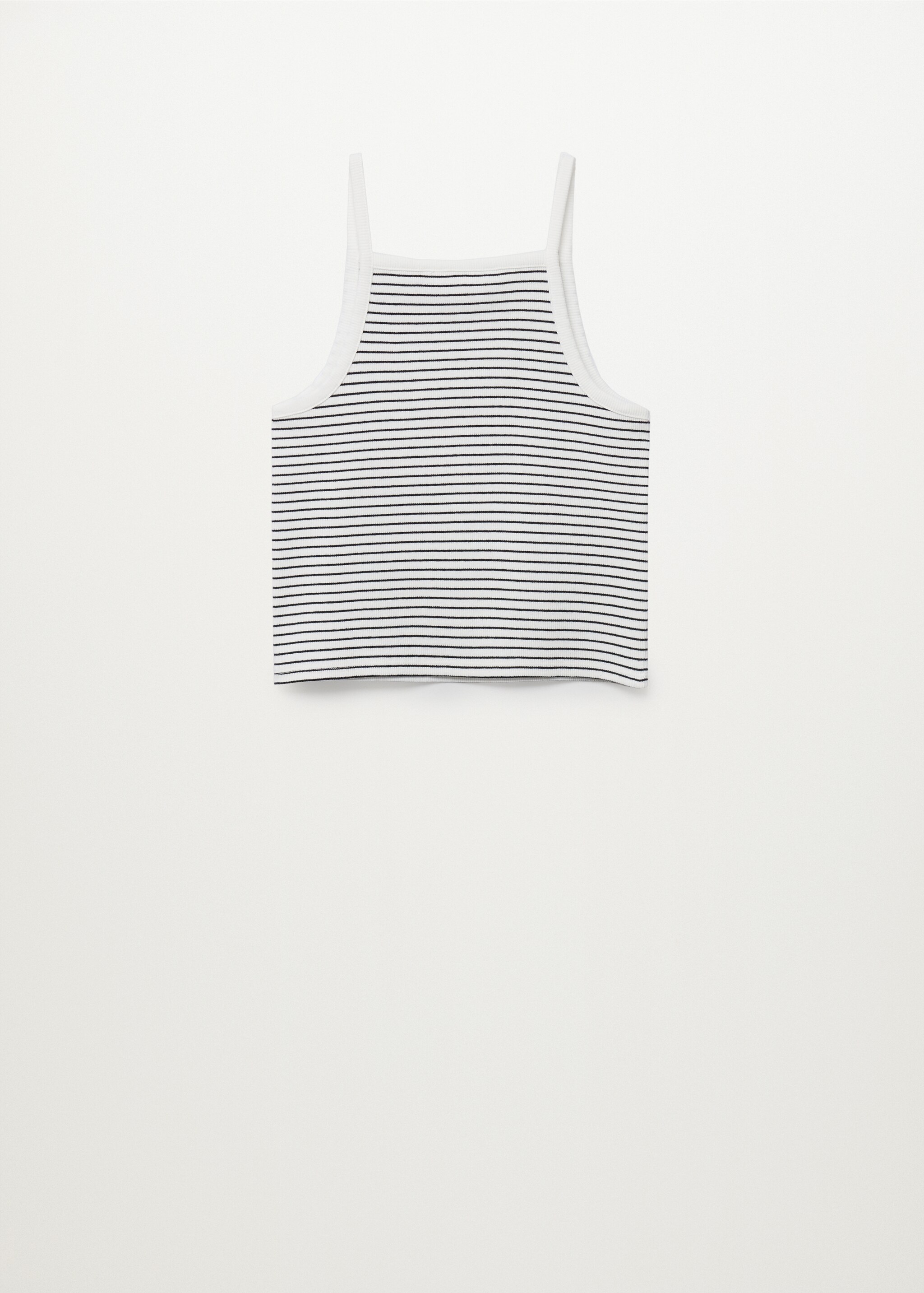 Ribbed cotton-blend top - Reverse of the article