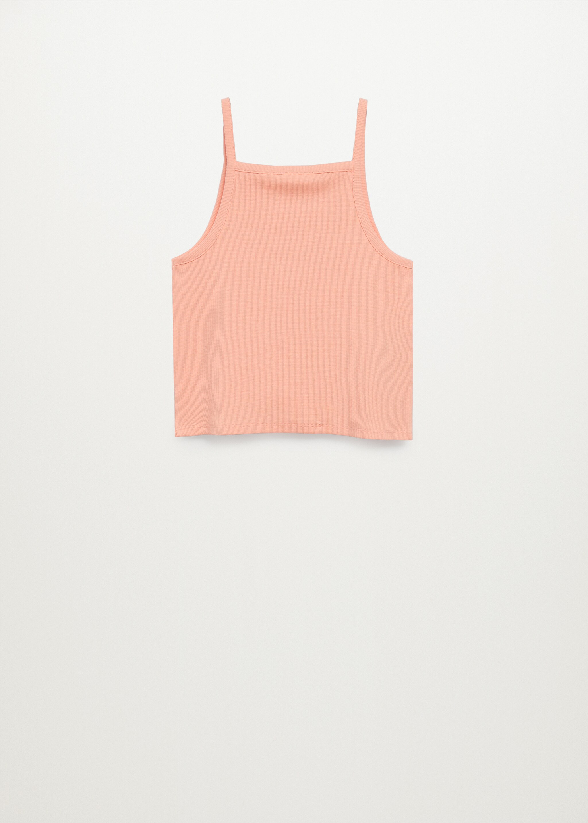 Ribbed cotton-blend top - Reverse of the article