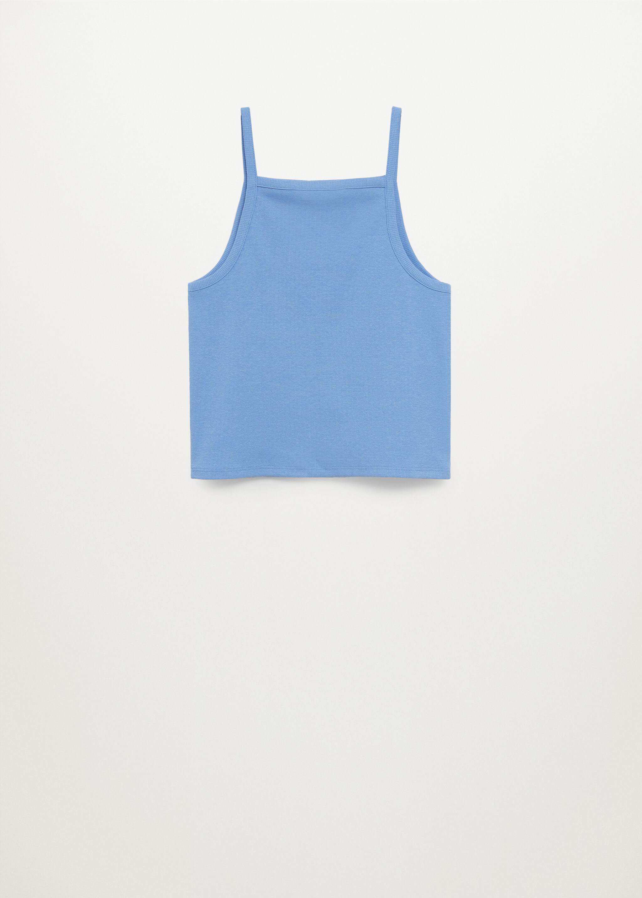 Ribbed cotton-blend top - Reverse of the article