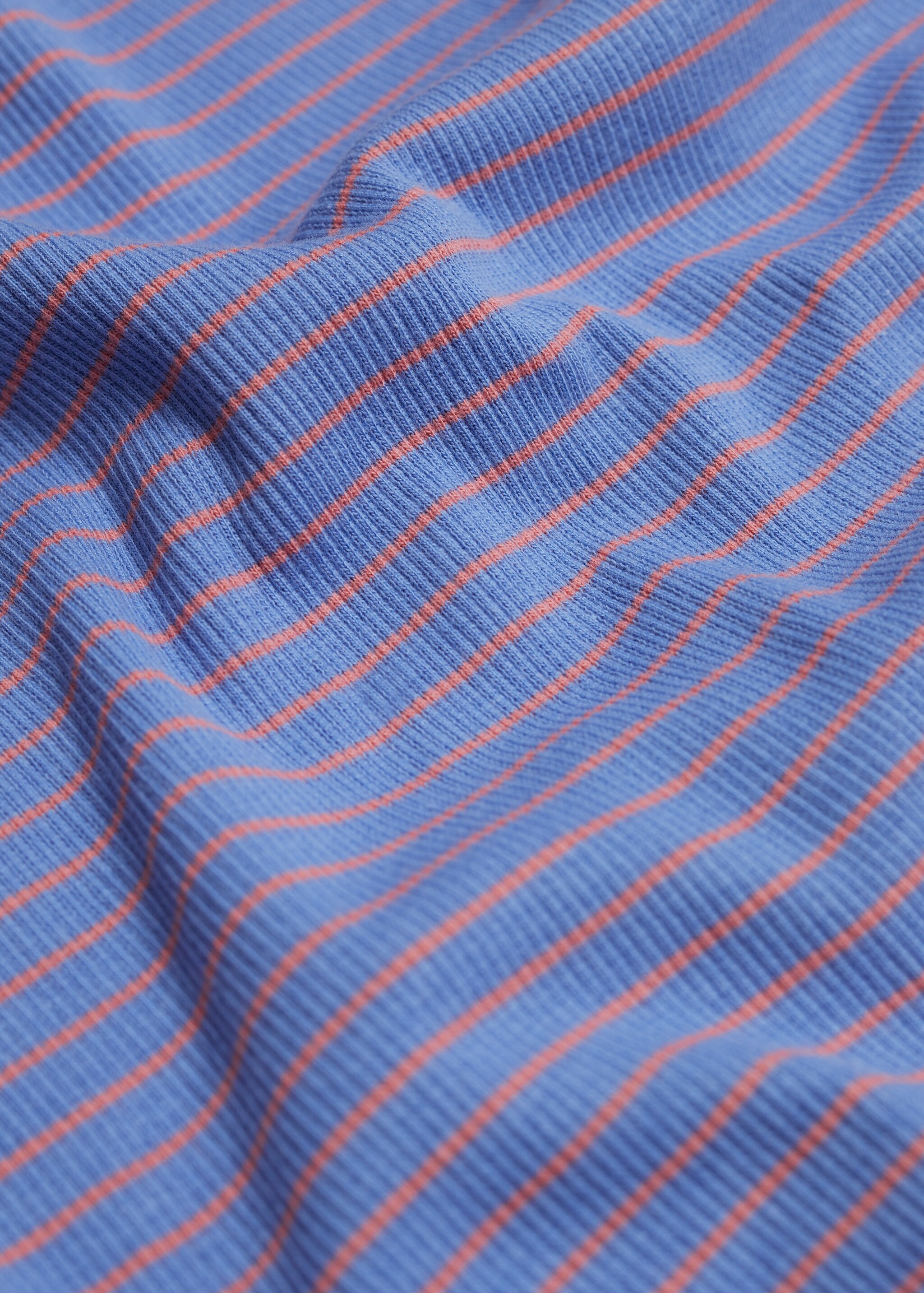 Ribbed cotton-blend top - Details of the article 8