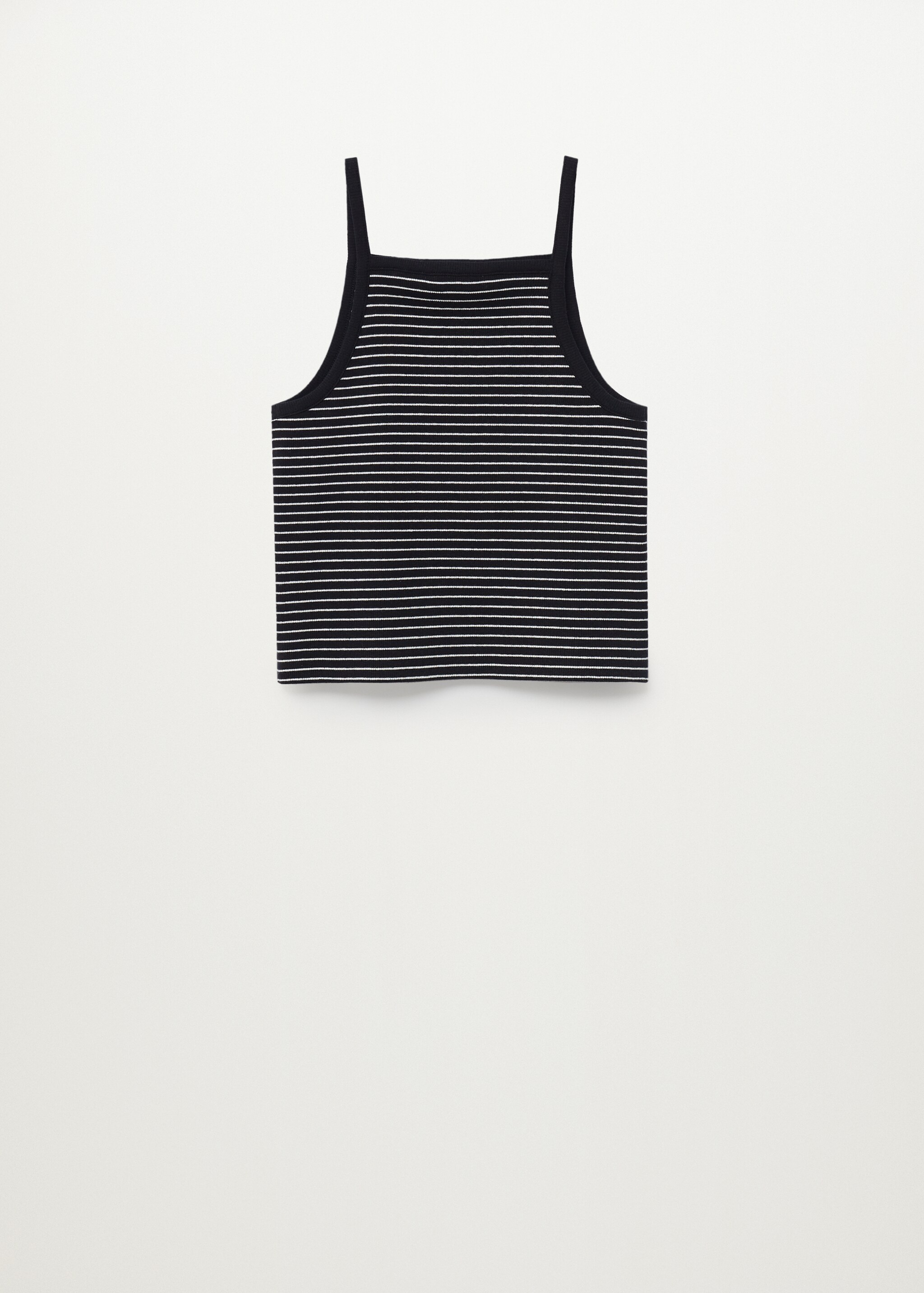 Ribbed cotton-blend top - Reverse of the article