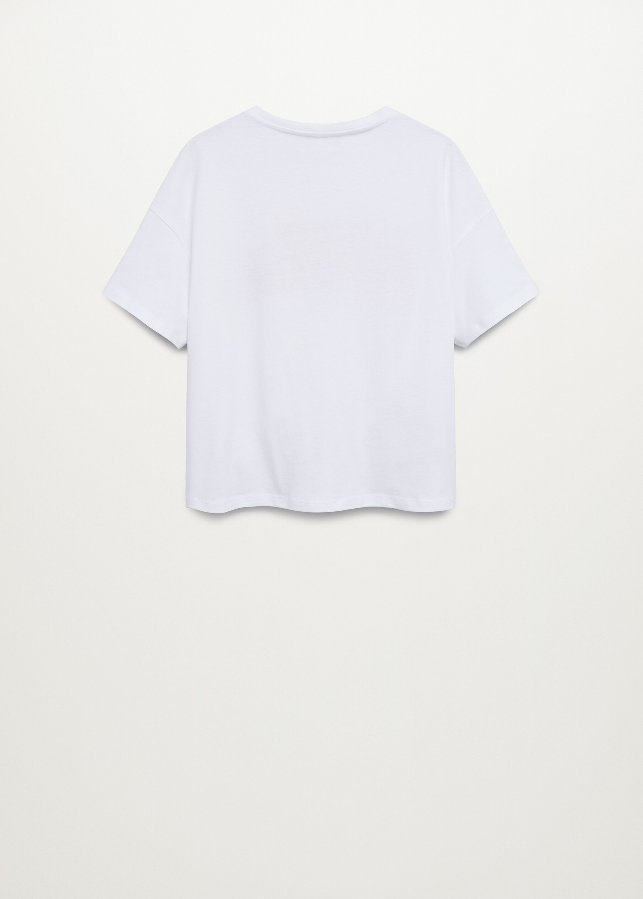 Samarreta oversize missatge - Revers de l'article