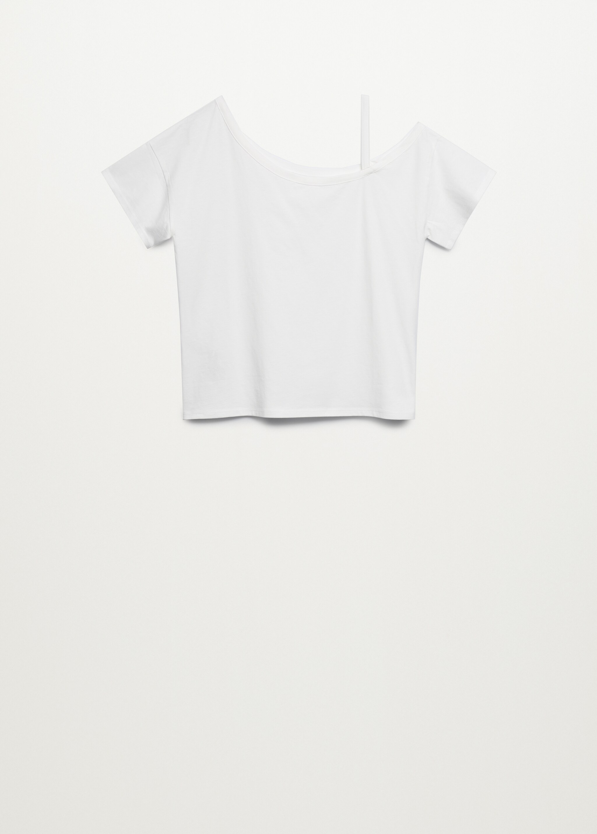 Camiseta algodón asimétrica - Artículo sin modelo