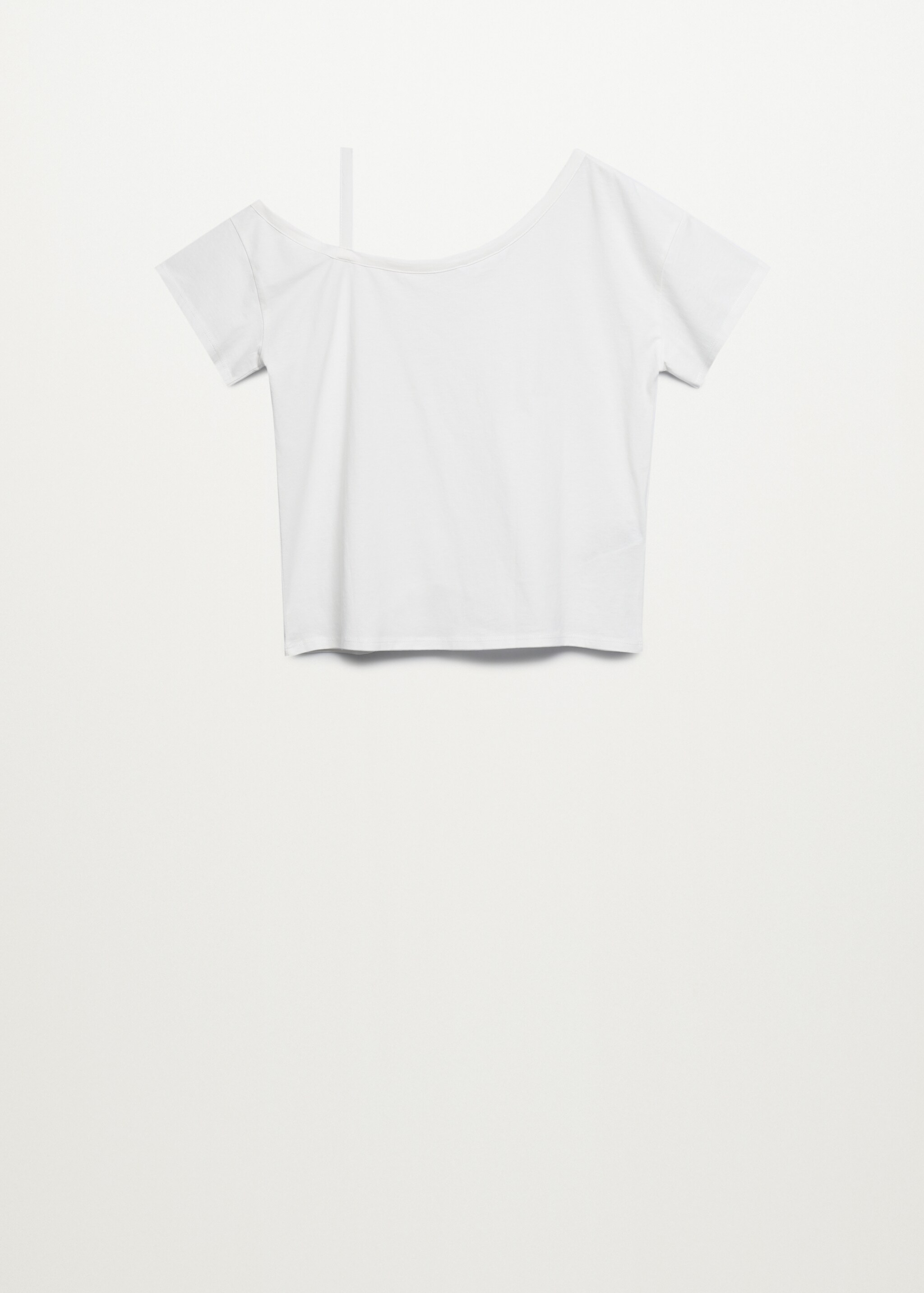 Camiseta algodón asimétrica - Reverso del artículo