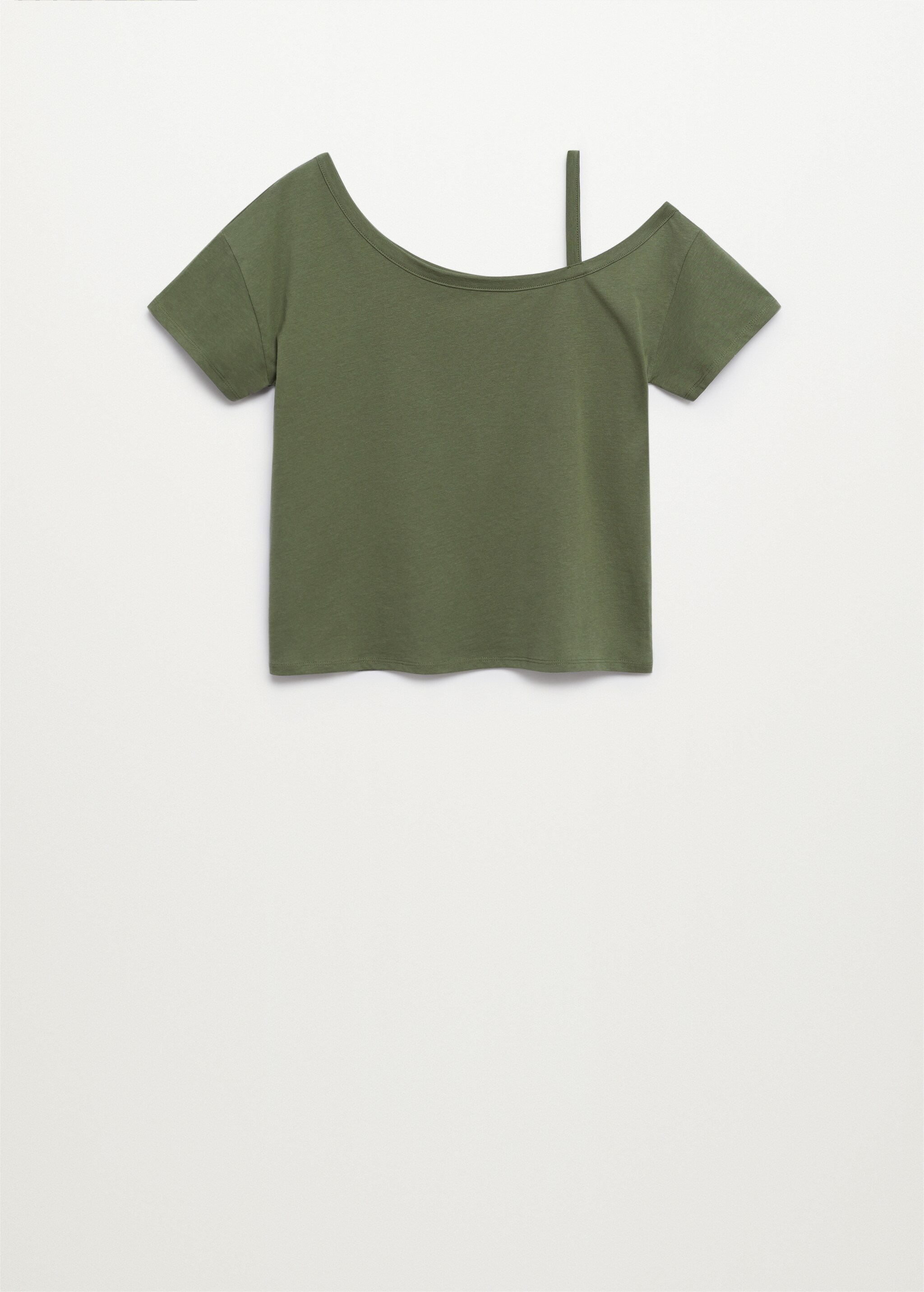 Camiseta algodón asimétrica - Artículo sin modelo