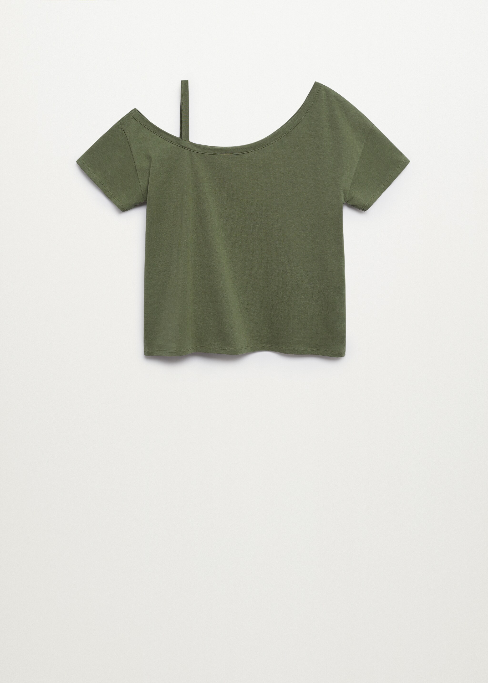 Camiseta algodón asimétrica - Reverso del artículo