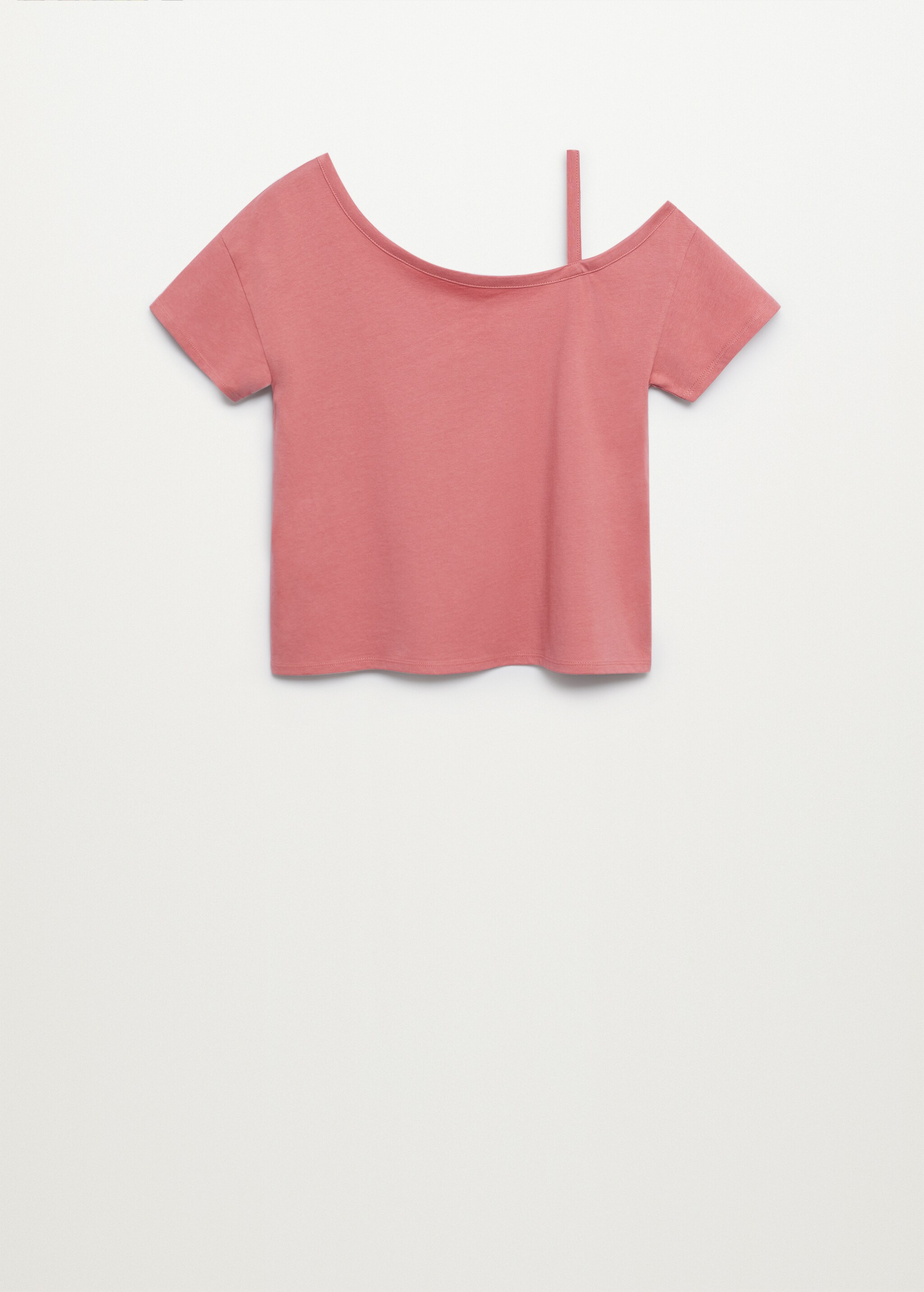 Camiseta algodón asimétrica - Artículo sin modelo