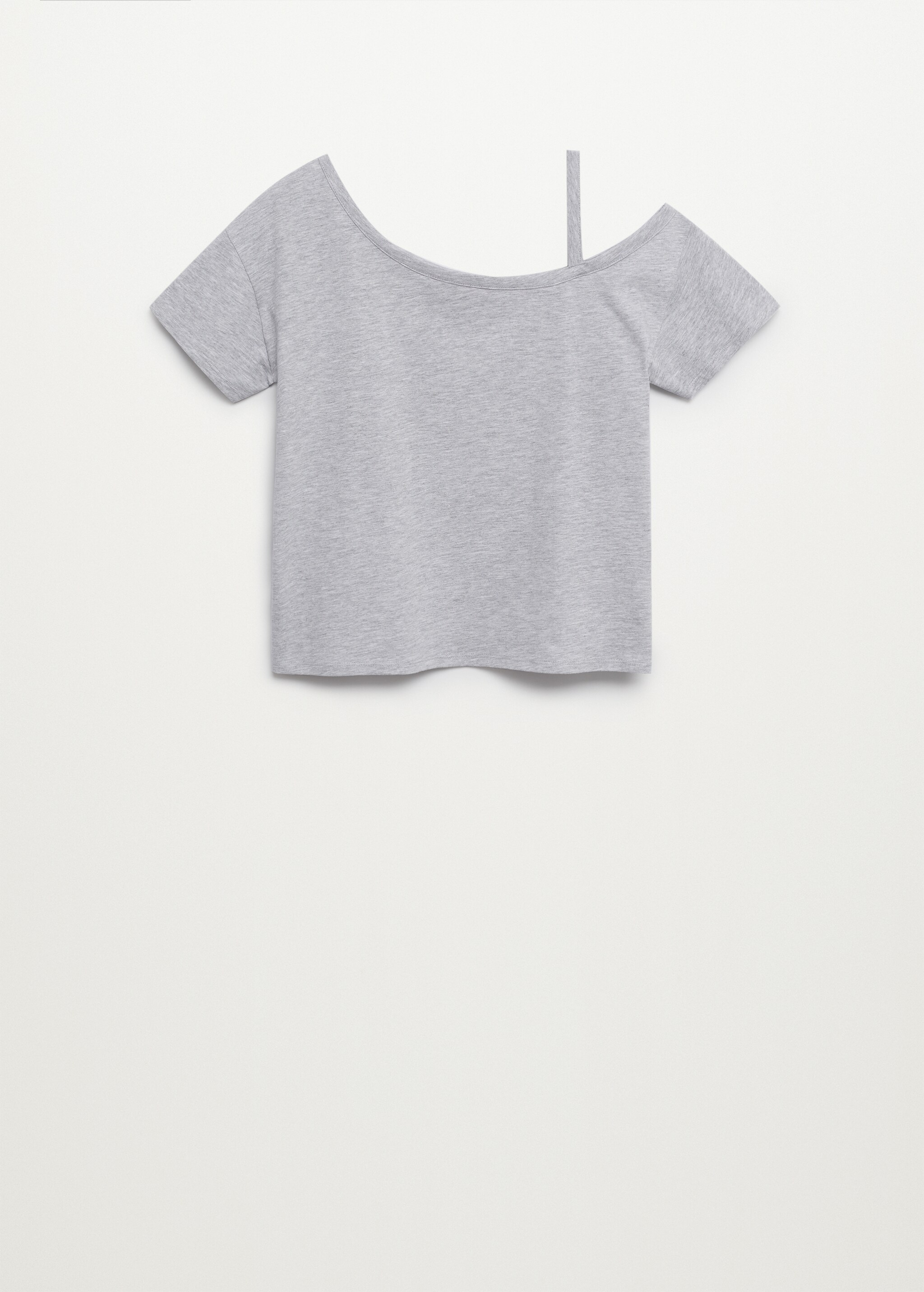 Camiseta algodón asimétrica - Artículo sin modelo