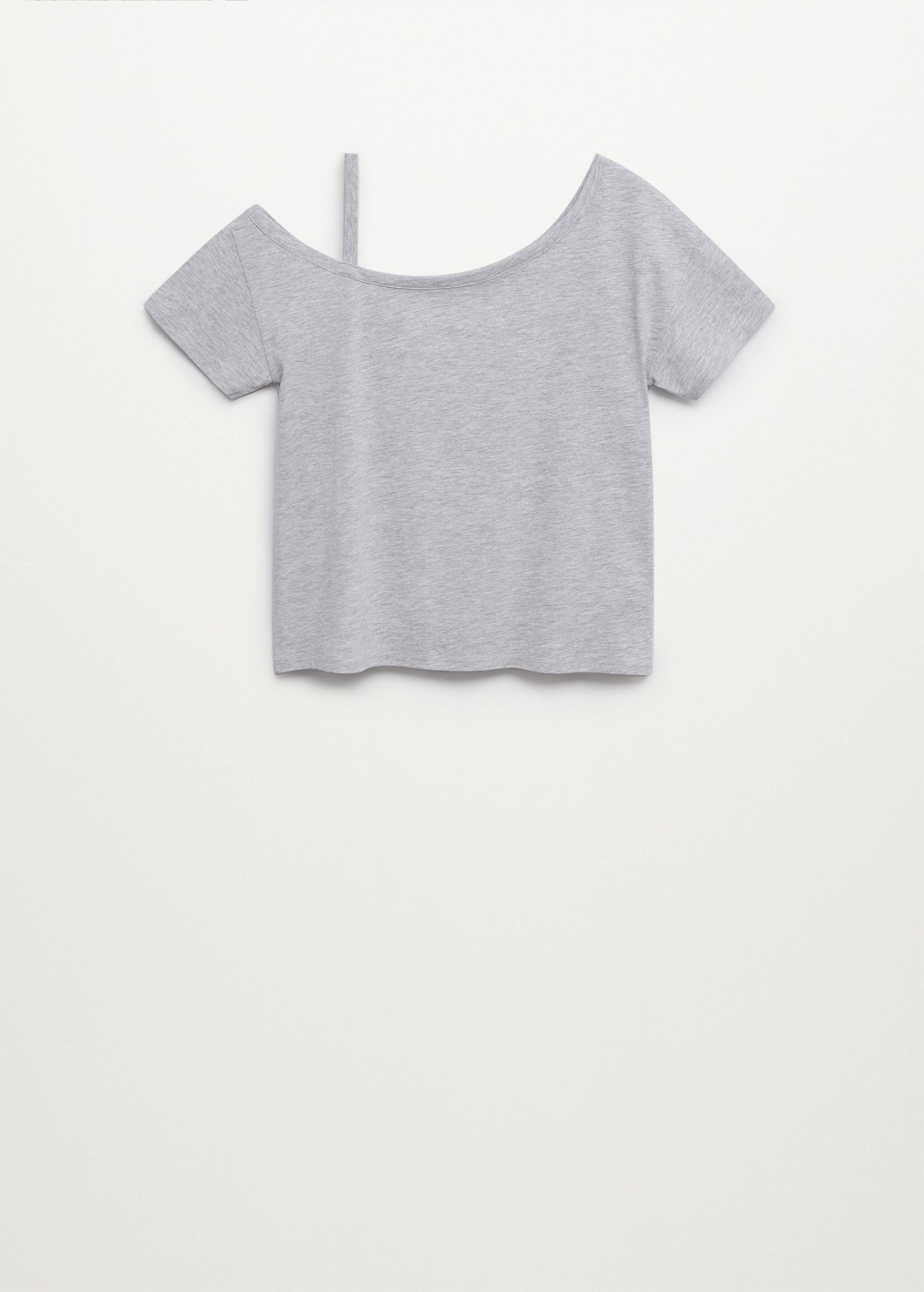 Camiseta algodón asimétrica - Reverso del artículo