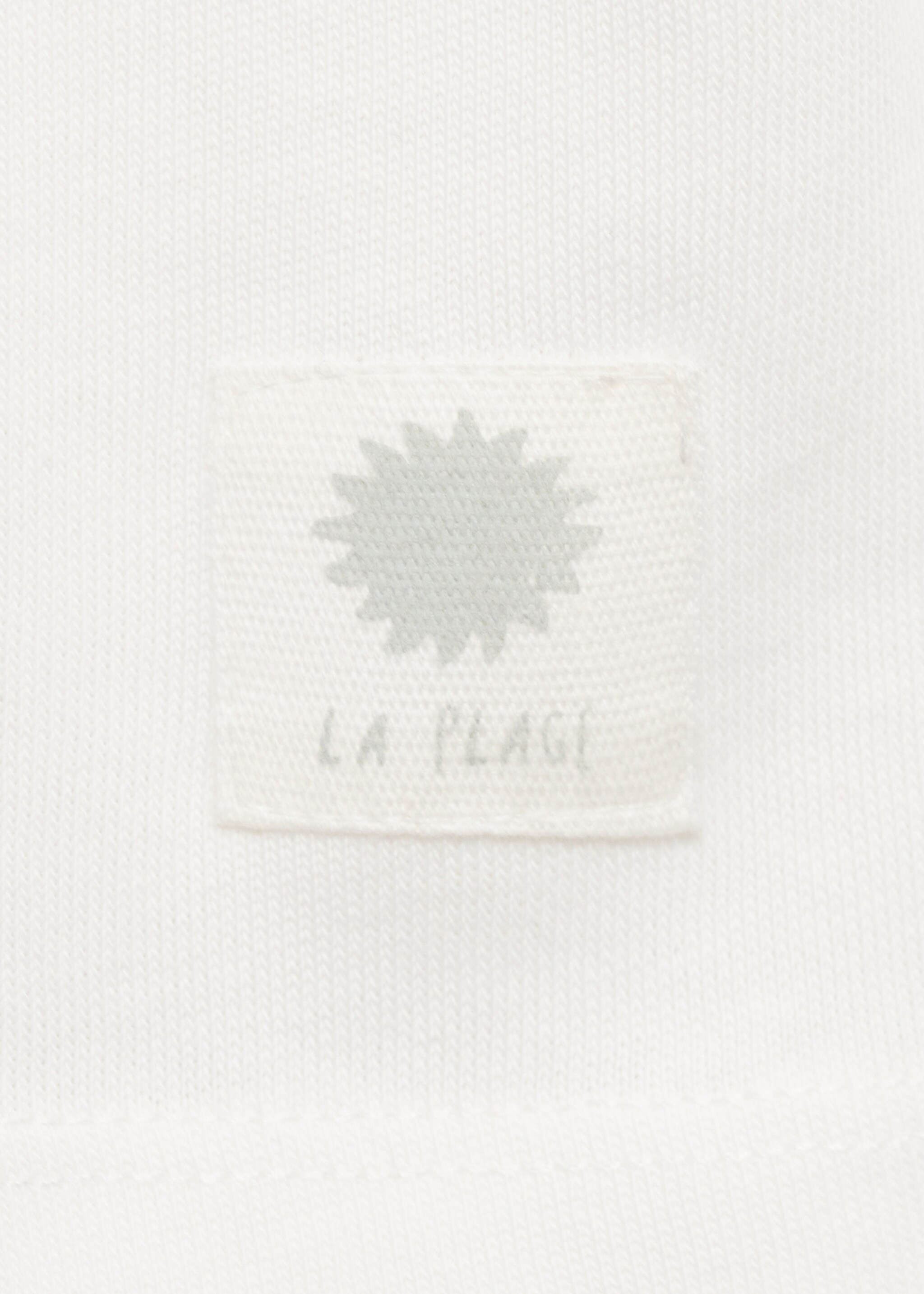 T-shirt manches froncées - Détail de l'article 0, Blanc cassé. Ref: 87008286-00.