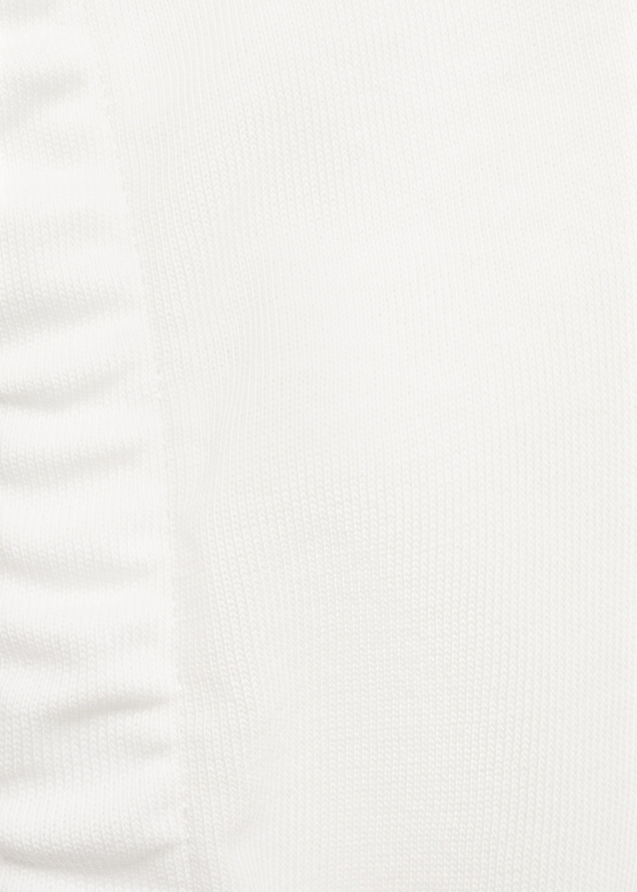 T-shirt manches froncées - Détail de l'article 8, Blanc cassé. Ref: 87008286-00.