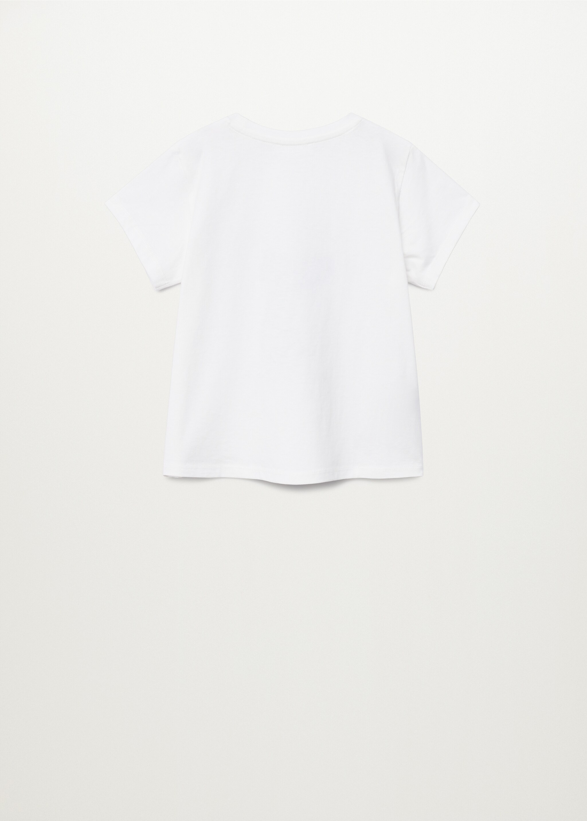 T-Shirt mit Reliefmuster - Rückseite des Artikels
