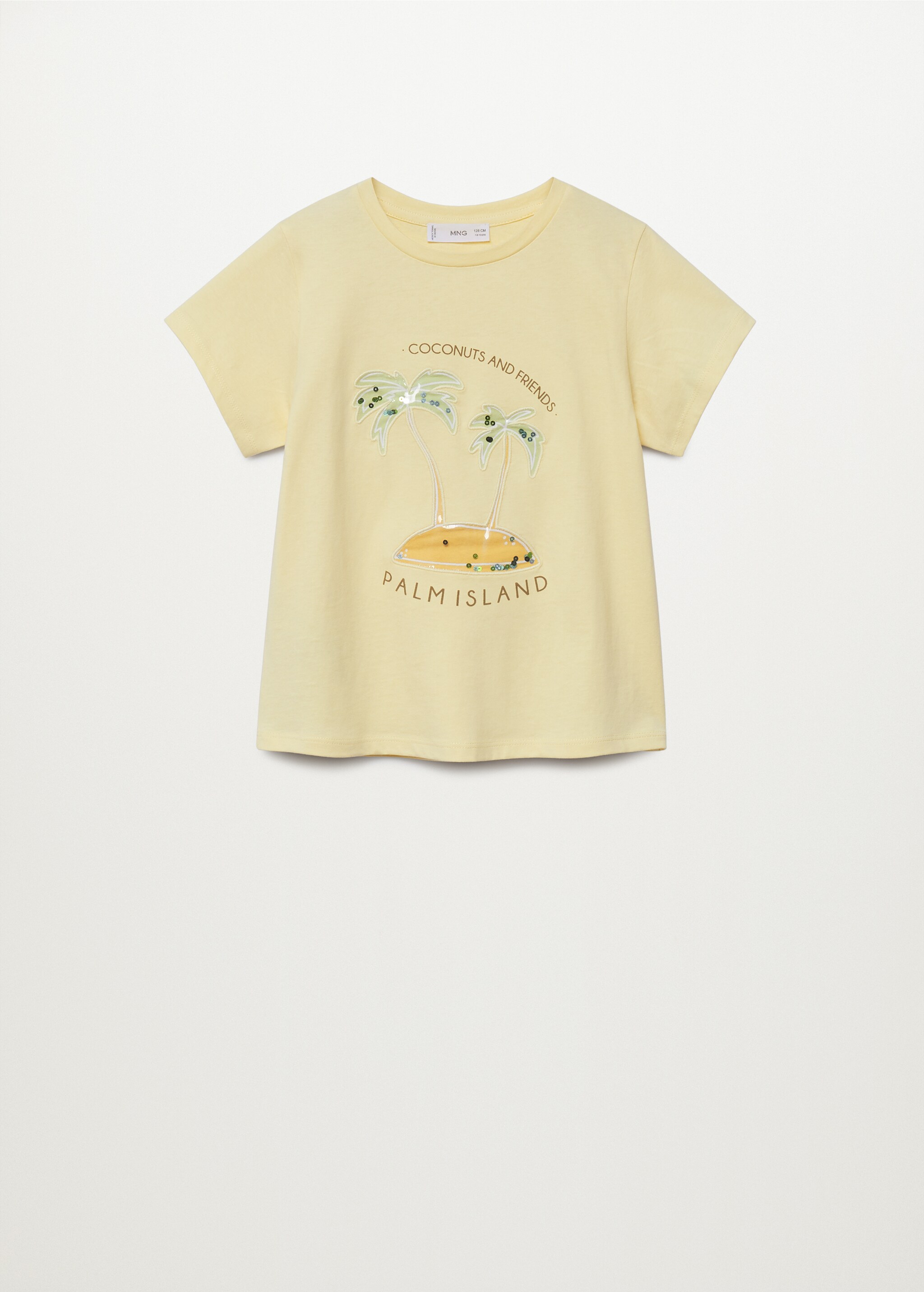 T-Shirt mit Reliefmuster - Artikel ohne Model