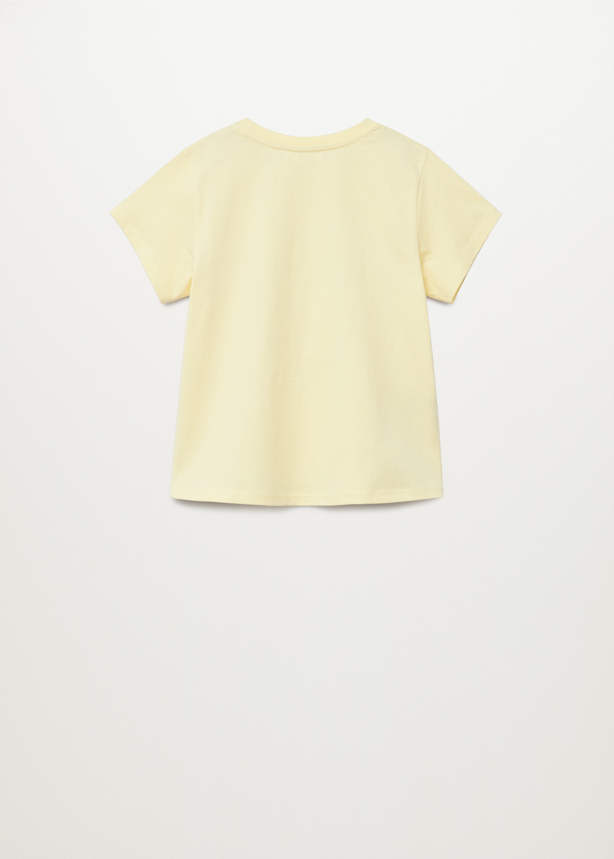 T-Shirt mit Reliefmuster - Rückseite des Artikels