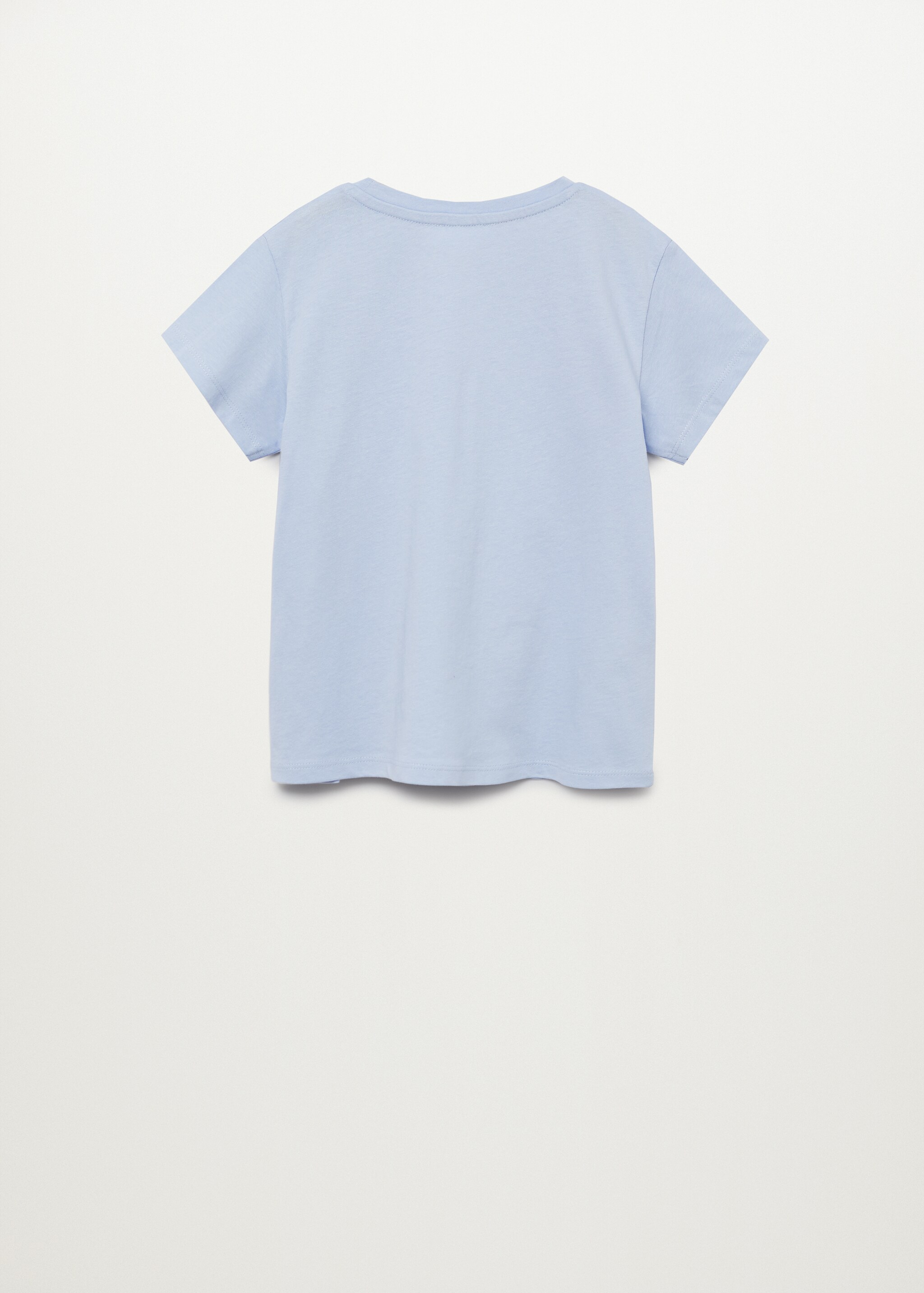 T-Shirt mit Reliefmuster - Rückseite des Artikels