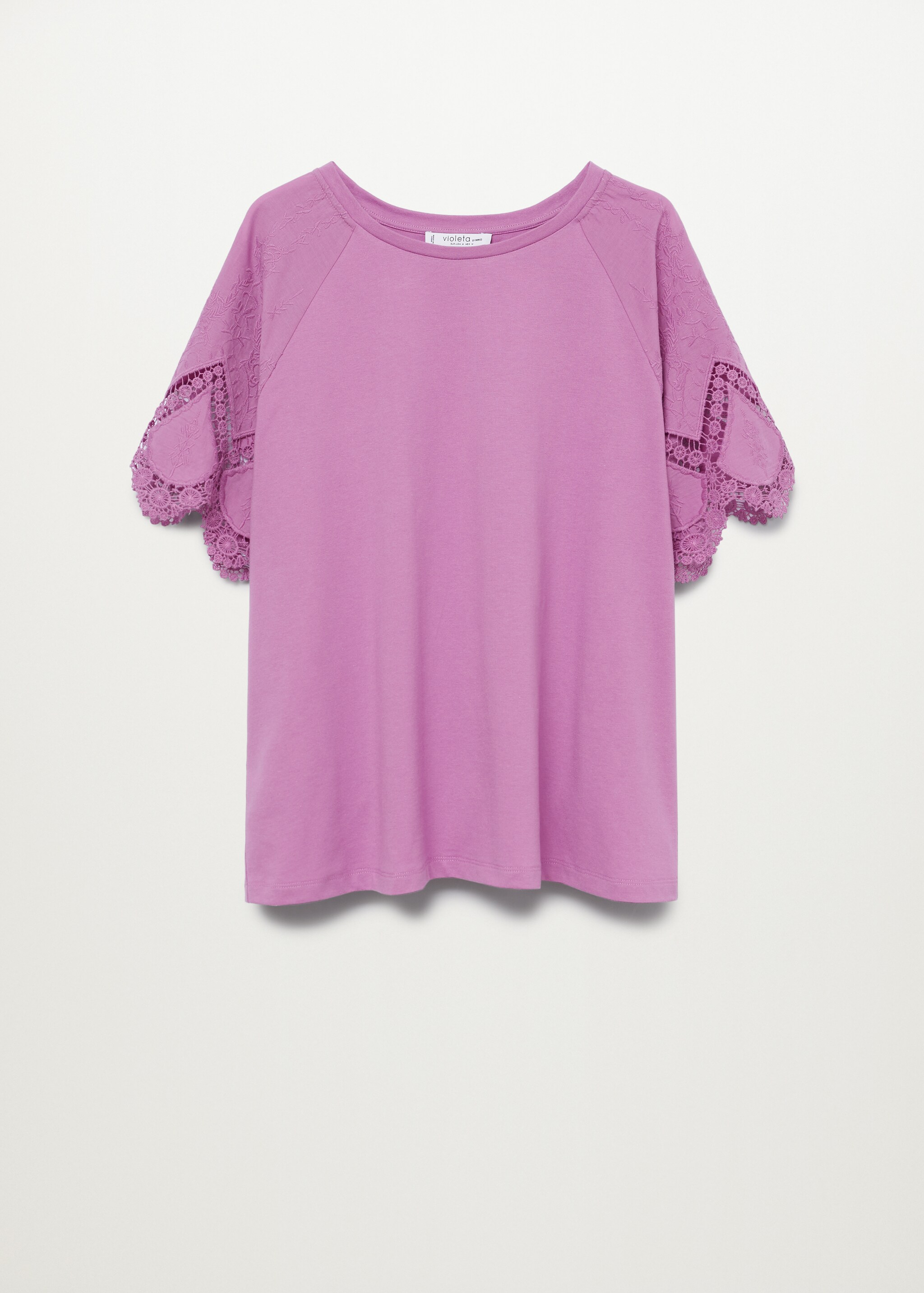 Camiseta manga bordada - Artículo sin modelo
