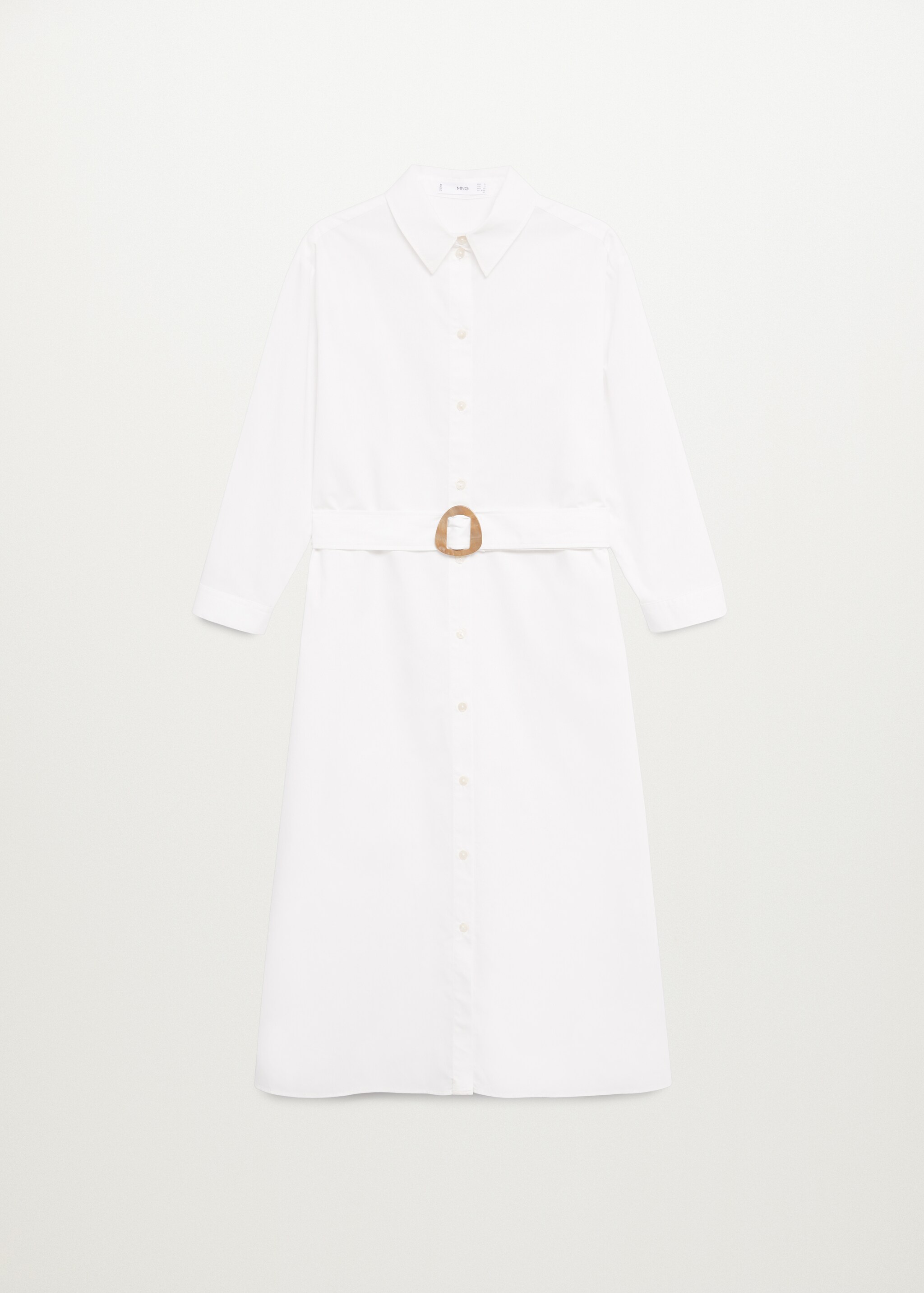 Popelin belt dress - Article without model