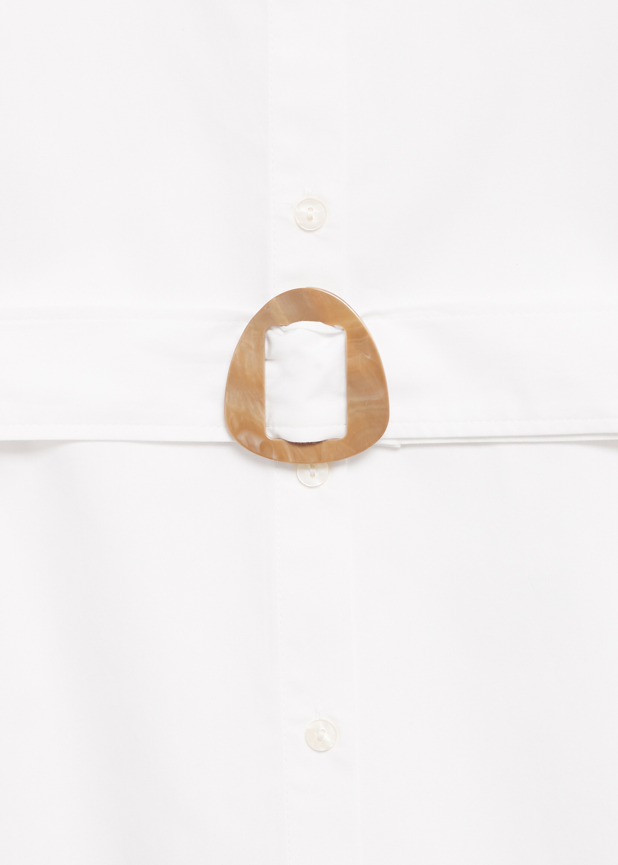 Popelin belt dress - Details of the article 8