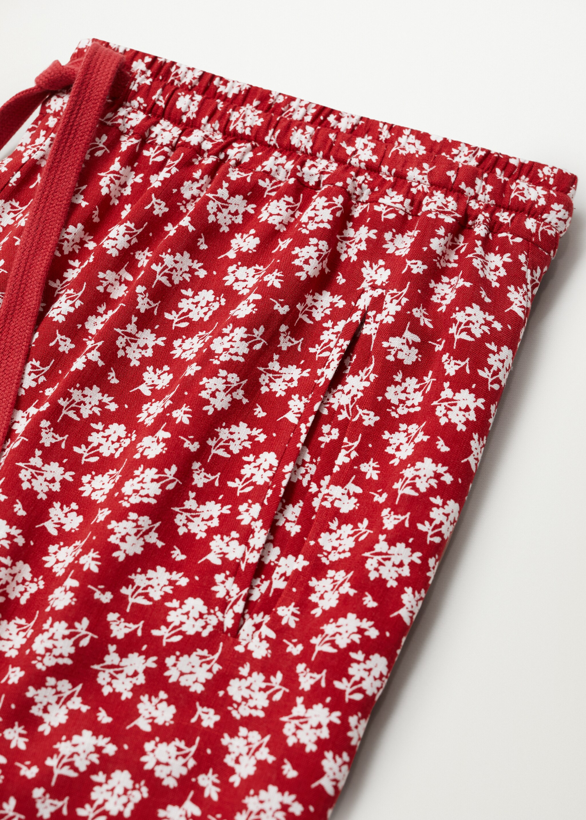 Printed flowy shorts - Details of the article 8