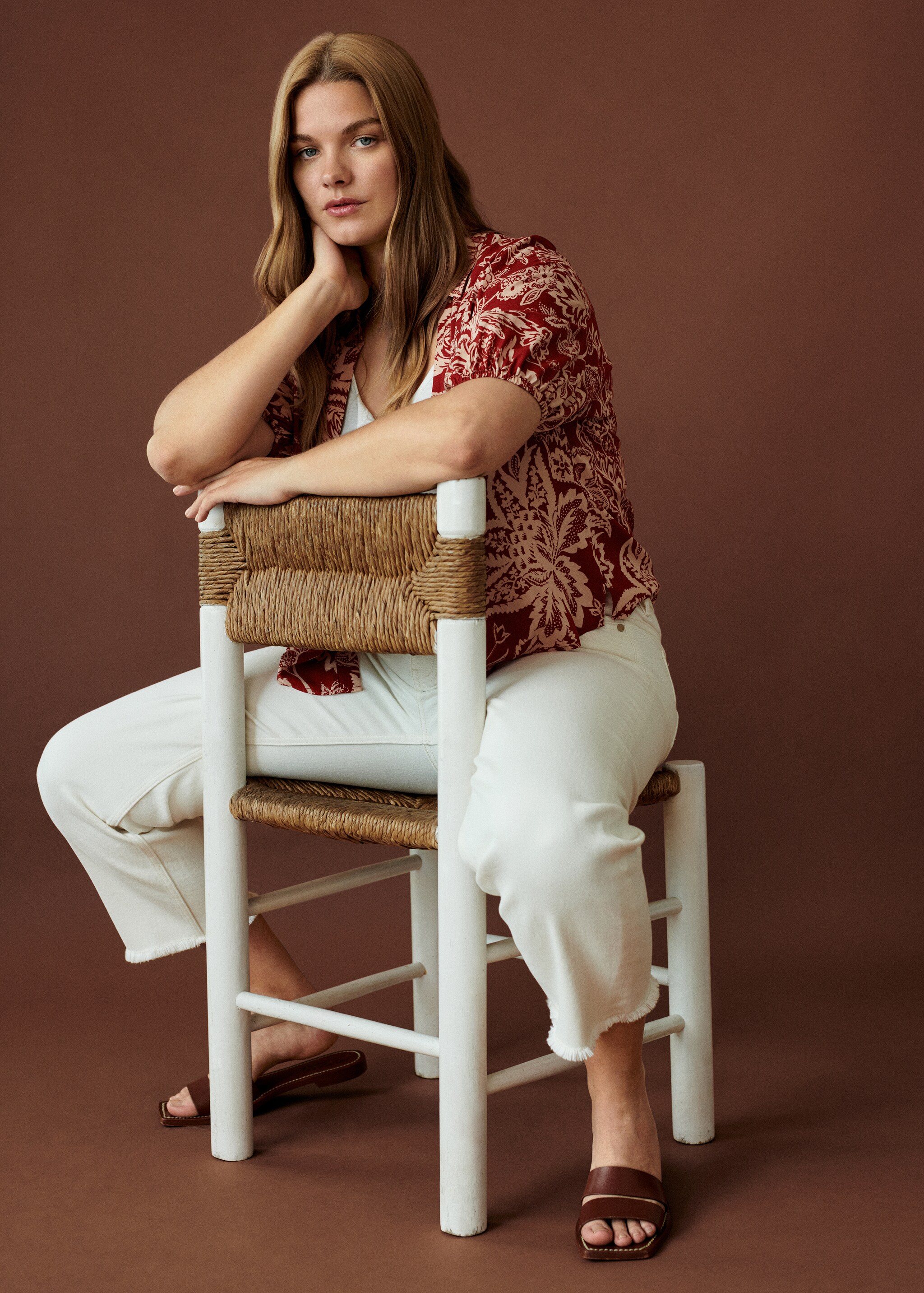Flowy printed blouse - Details of the article 5